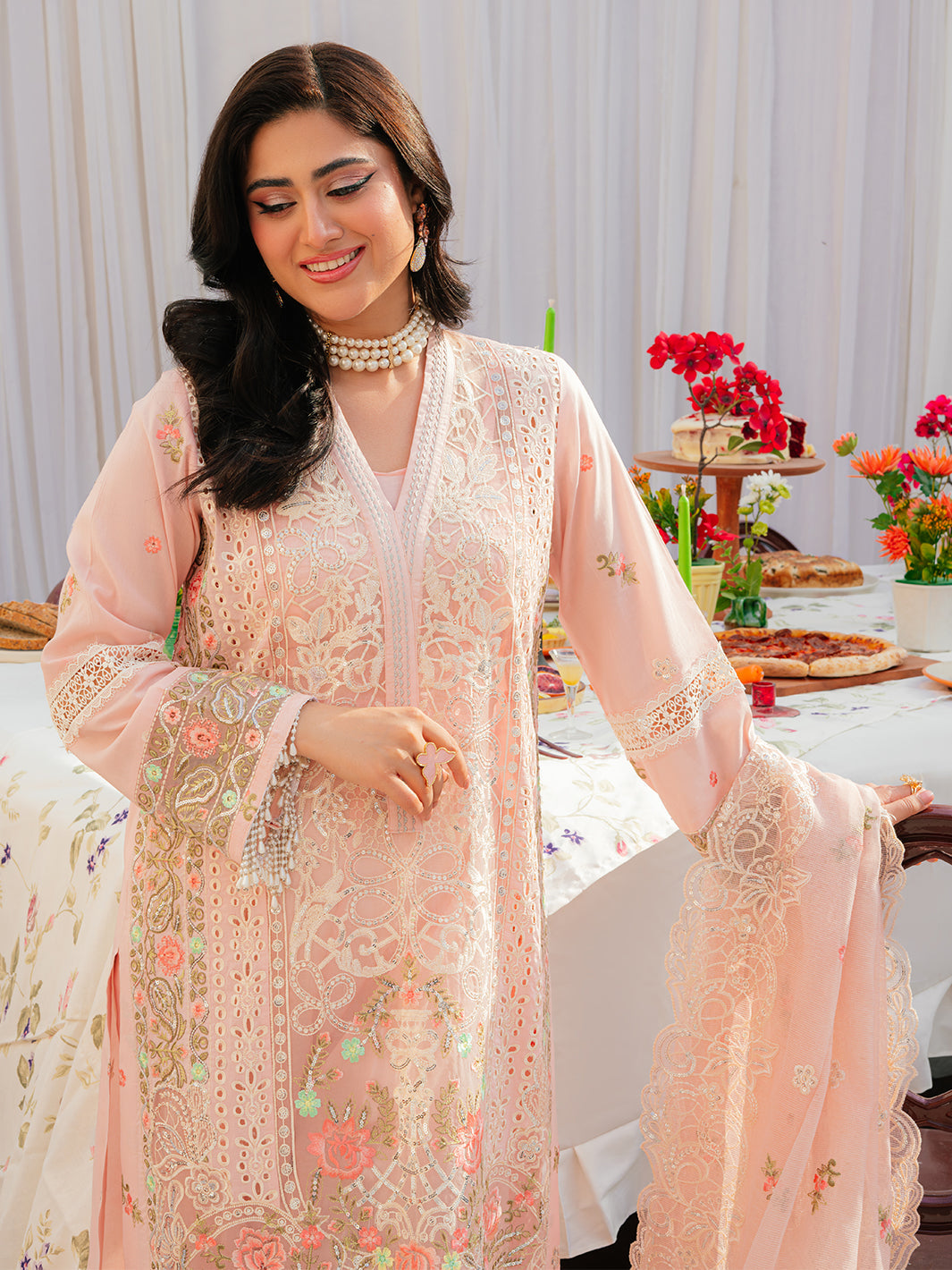 Mahnur | Allenura Luxury Lawn 24 | AZURE