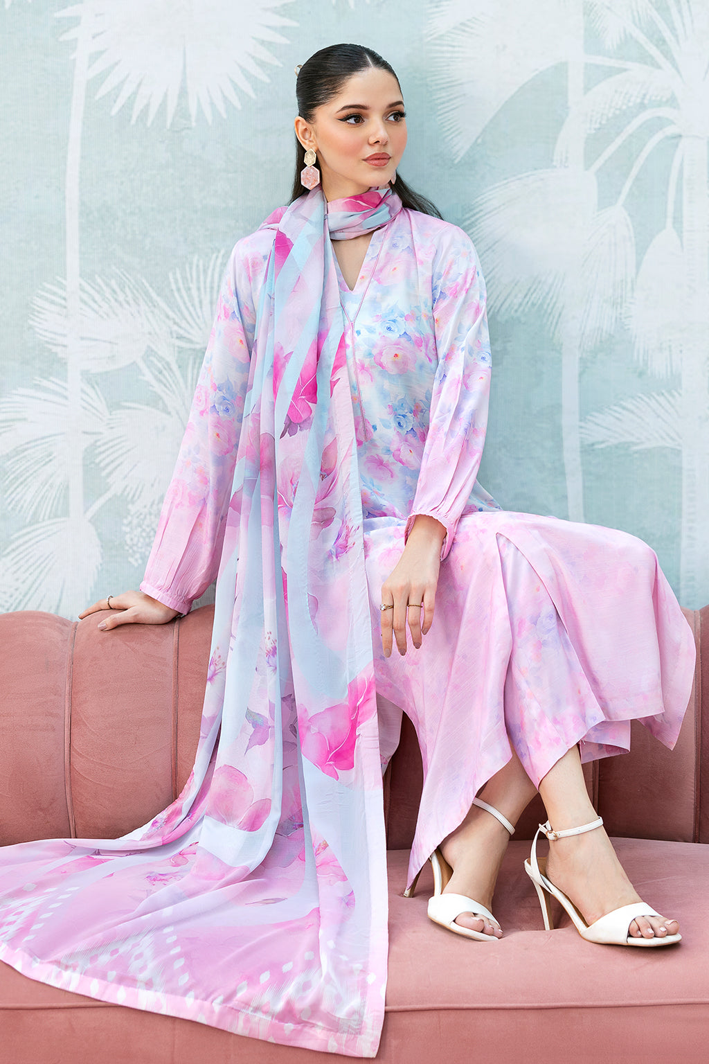 Afsanah | Basics Raw Silk | Pink Wave AR-112