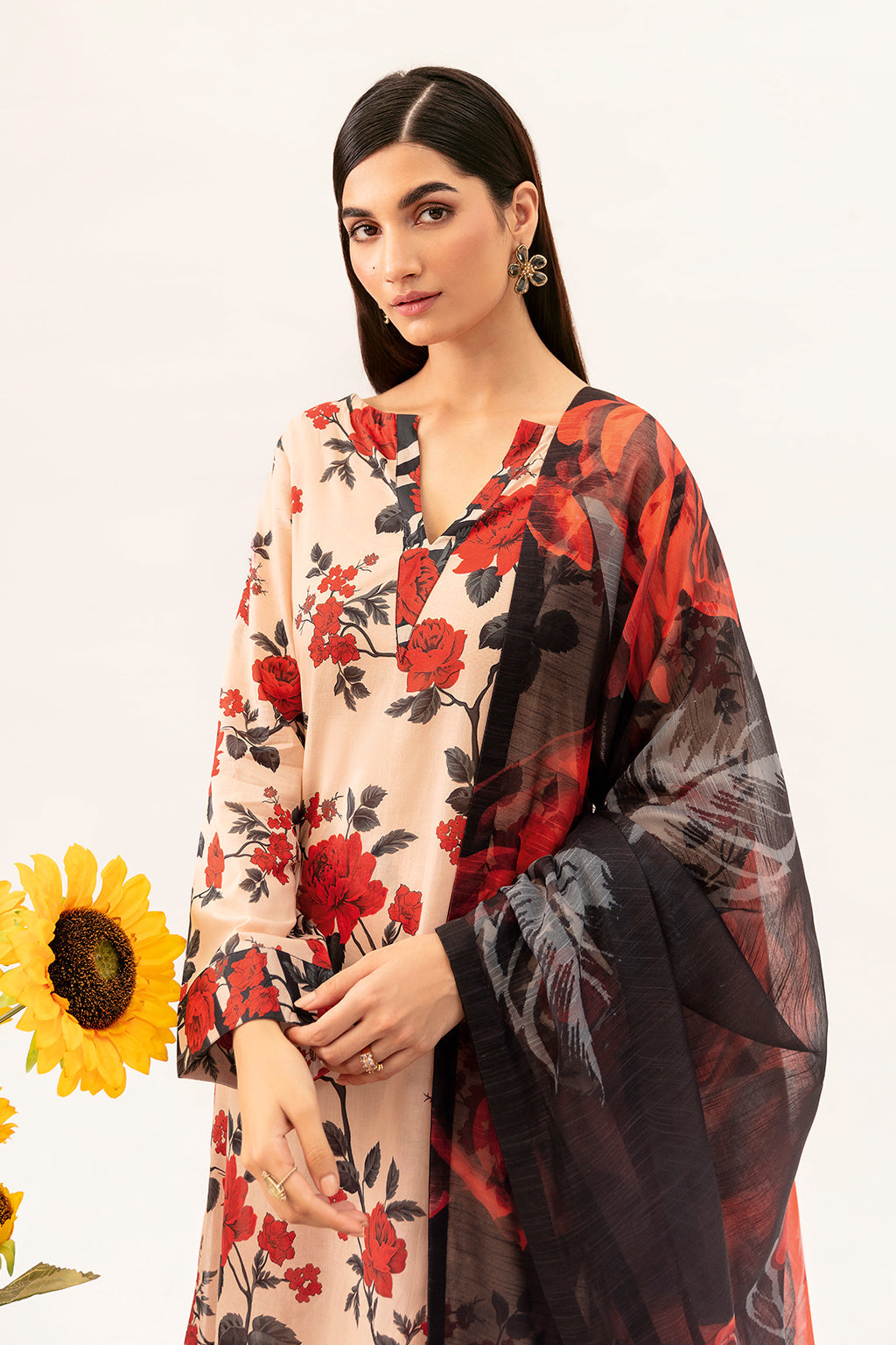 Afsanah | Ready to Wear | Subdued Rust AP-05