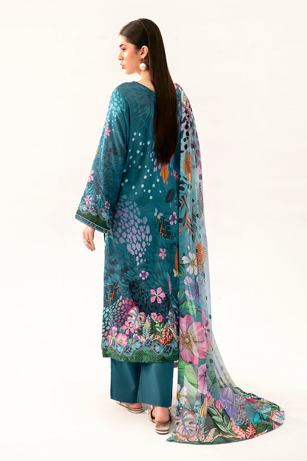 Afsanah | Ready to Wear | Fresh Teal AP-09