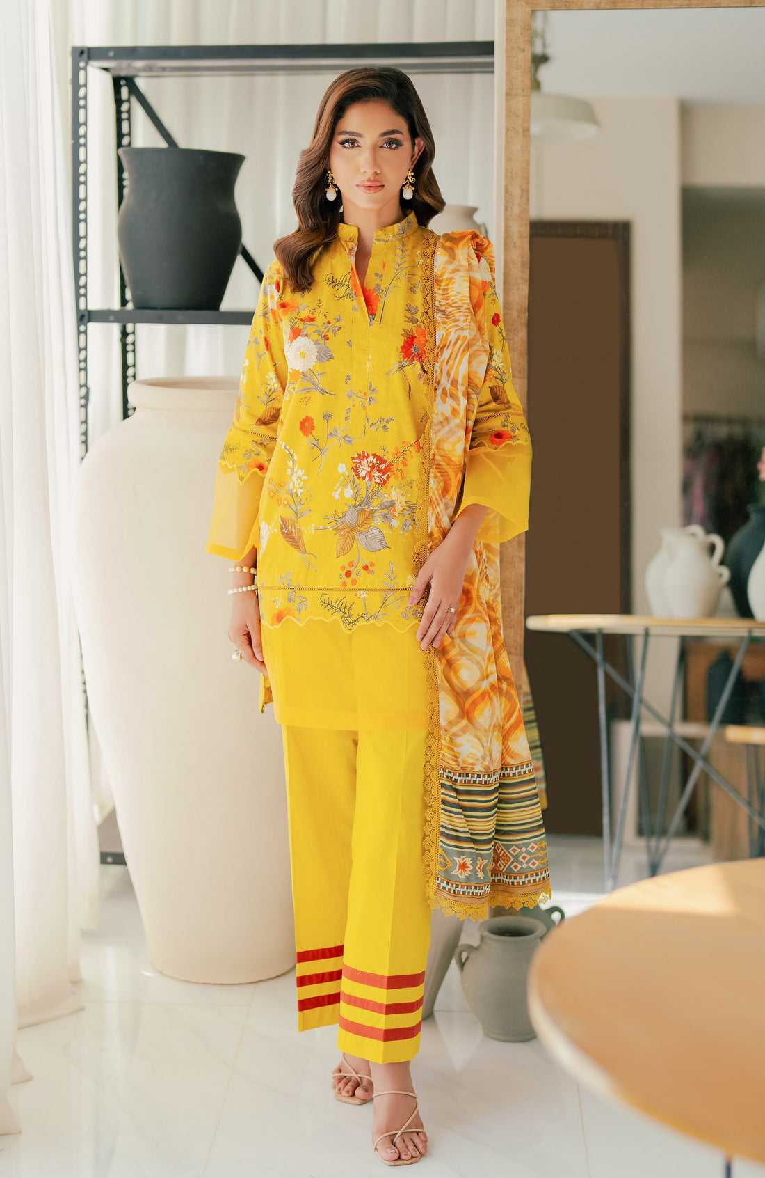 Al Zohaib | Sun Shine Bloom Cotton Silk | SCS-24-04