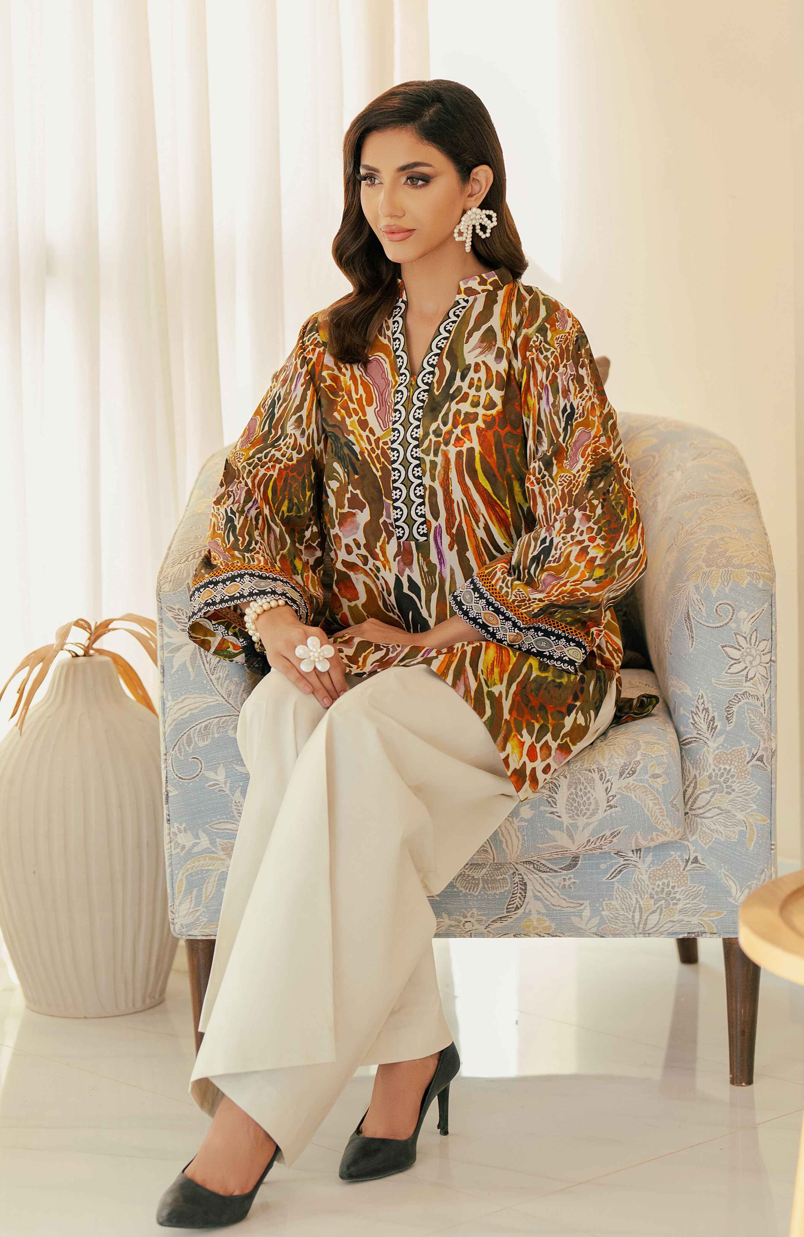 Al Zohaib | Sun Shine Bloom Cotton Silk | SCS-24-01