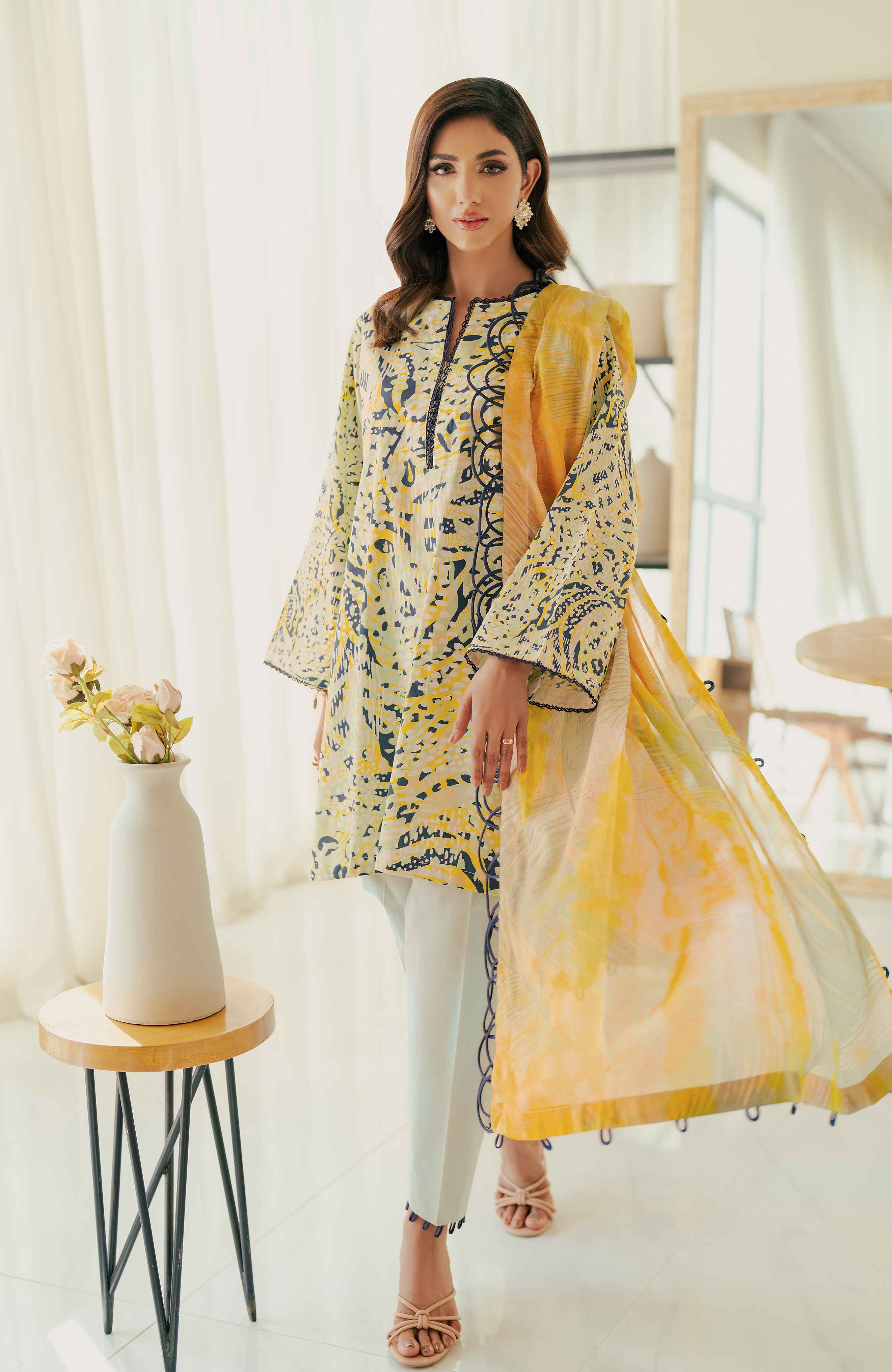 Al Zohaib | Sun Shine Bloom Cotton Silk | SCS-24-06