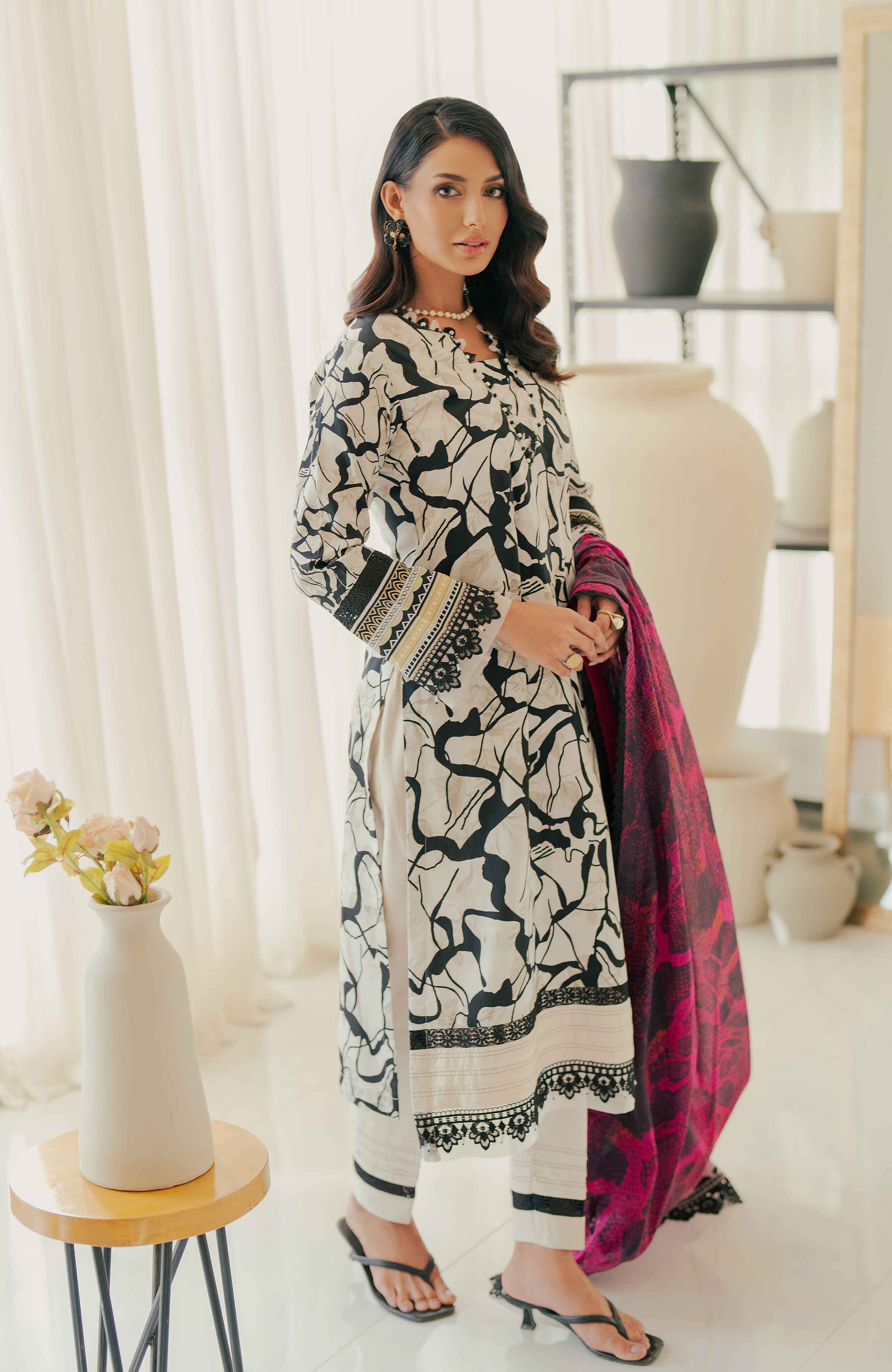Al Zohaib | Sun Shine Bloom Cotton Silk | SCS-24-07