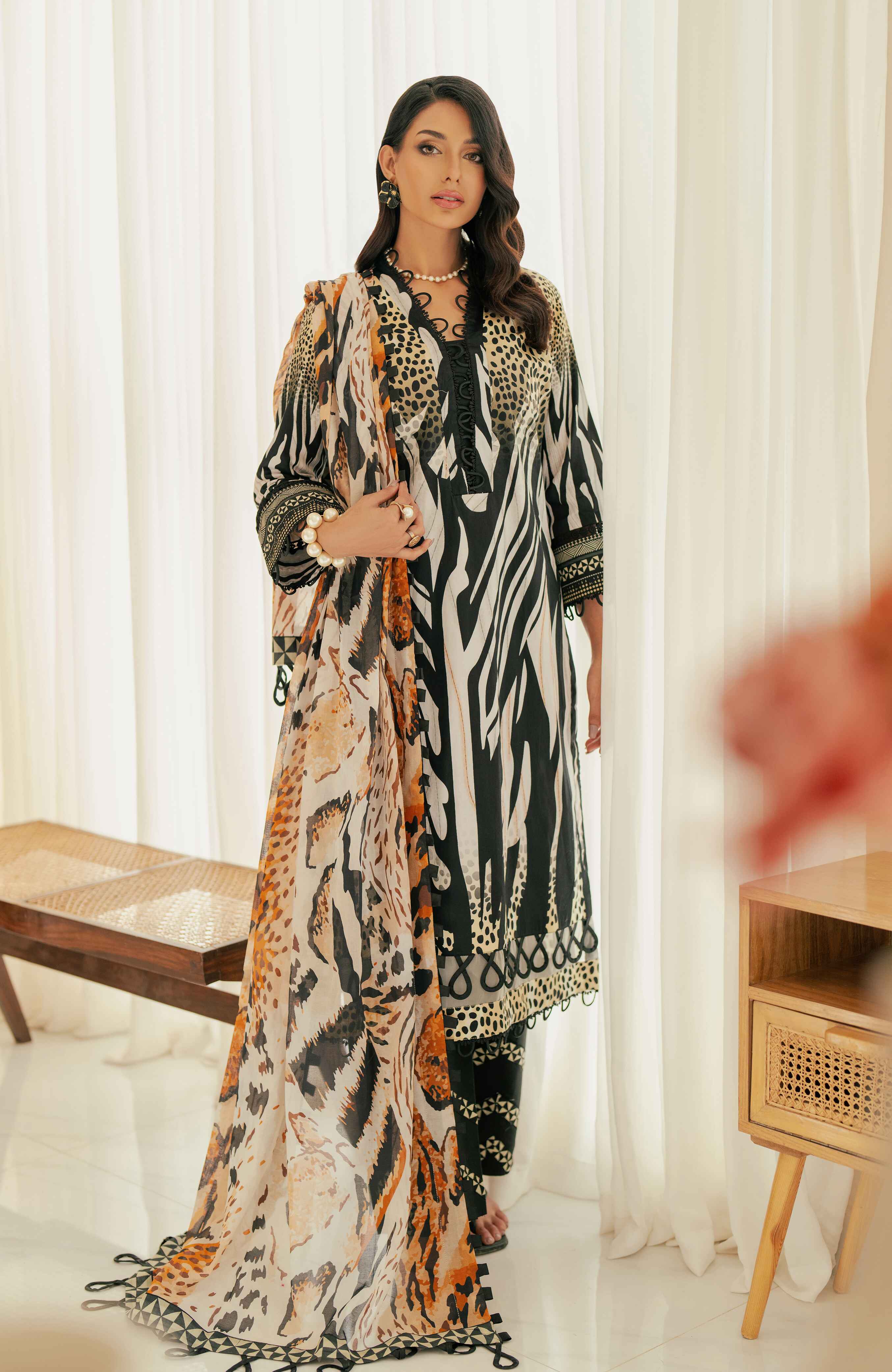 Al Zohaib | Sun Shine Bloom Cotton Silk | SCS-24-08