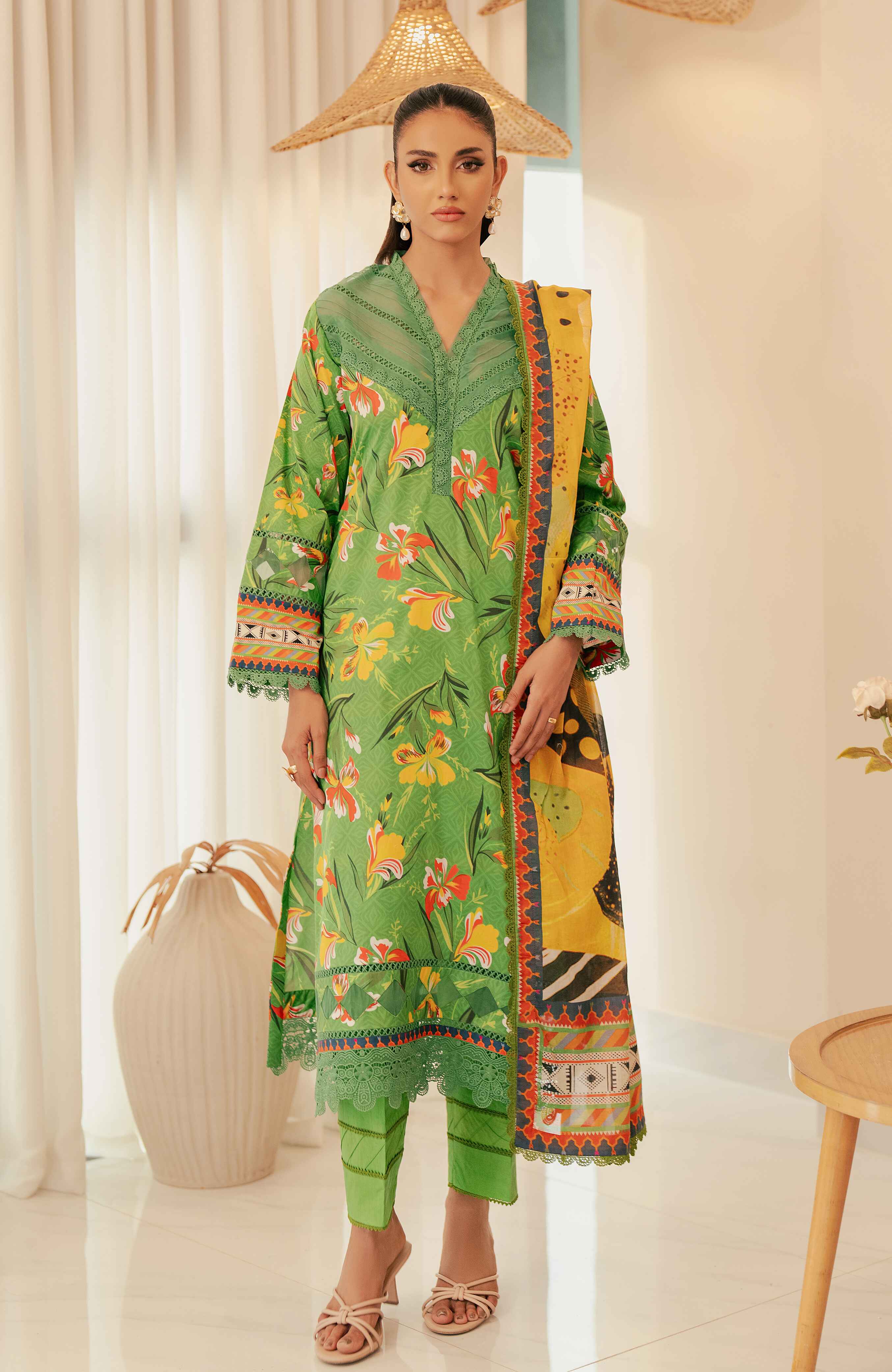 Al Zohaib | Sun Shine Bloom Cotton Silk | SCS-24-11