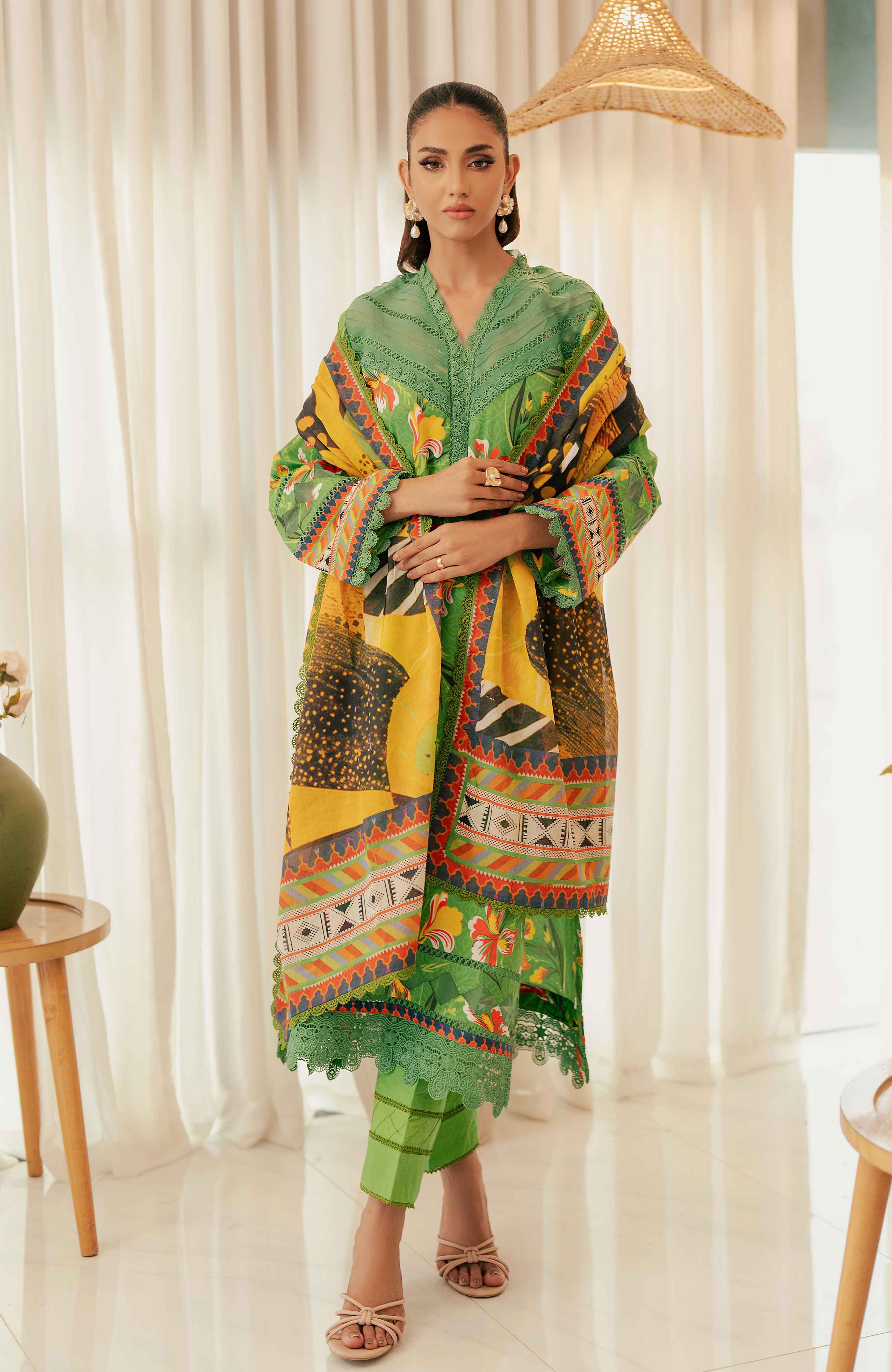 Al Zohaib | Sun Shine Bloom Cotton Silk | SCS-24-11