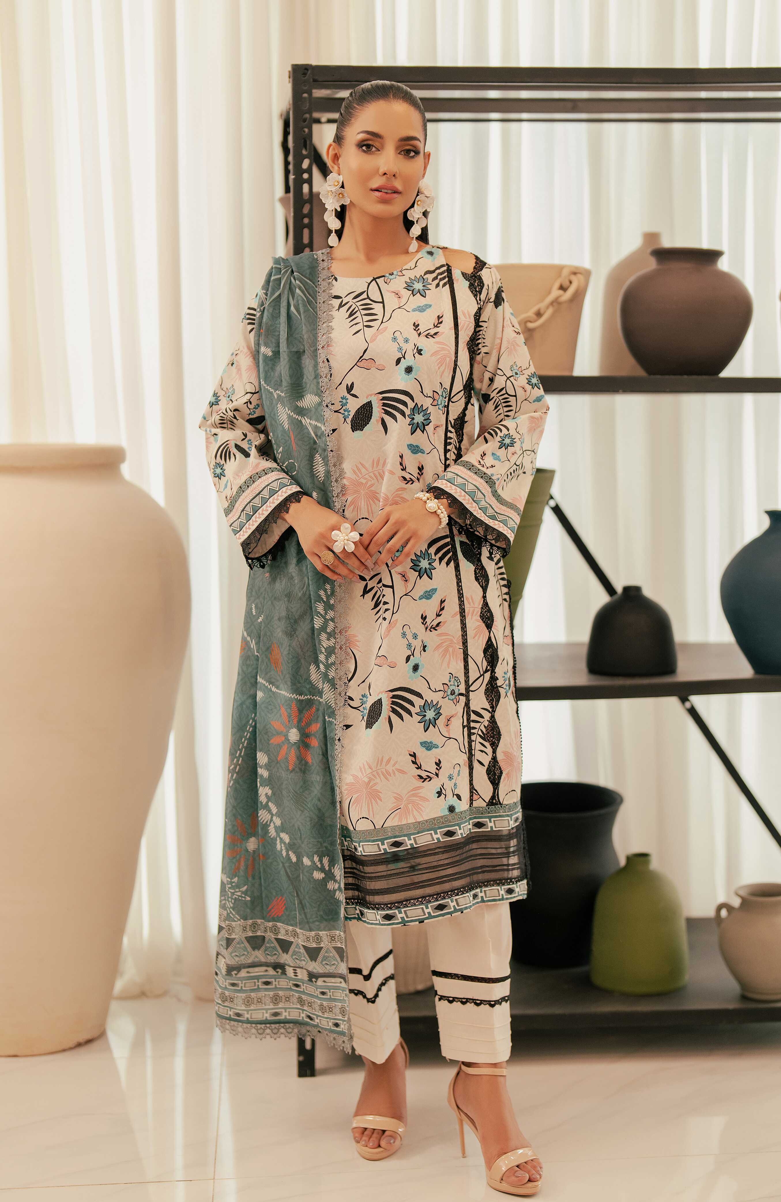 Al Zohaib | Sun Shine Bloom Cotton Silk | SCS-24-12