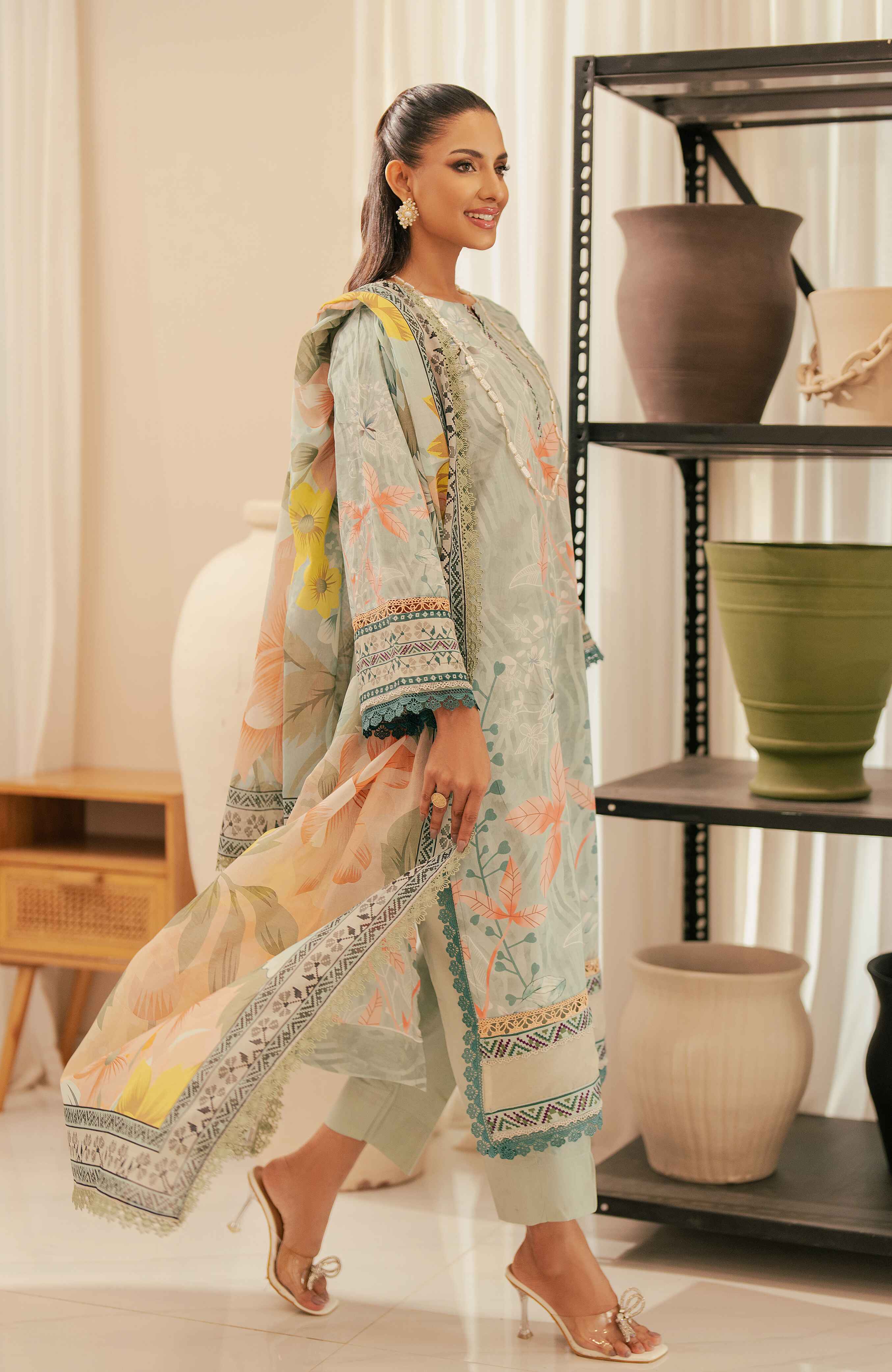 Al Zohaib | Sun Shine Bloom Cotton Silk | SCS-24-15