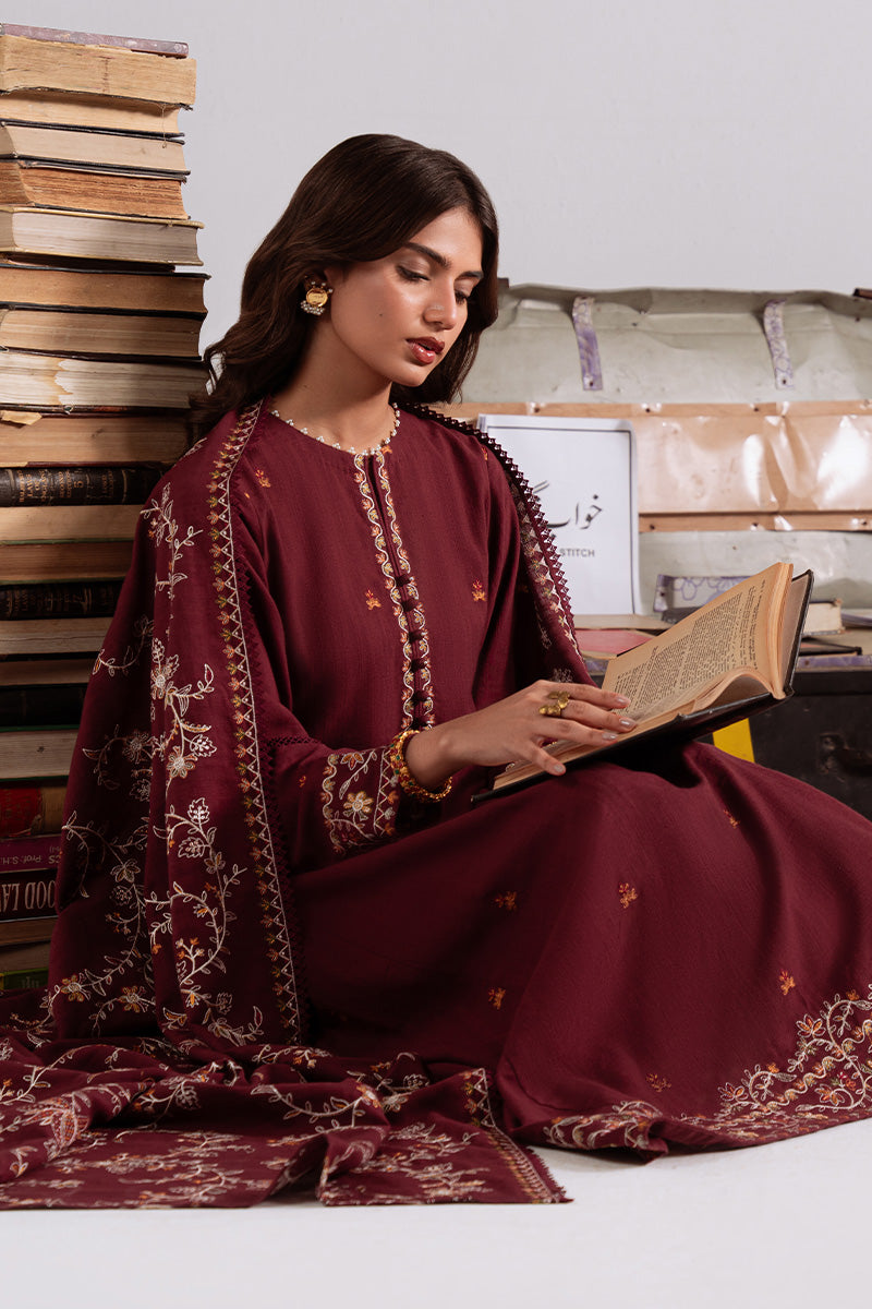 Cross Stitch | Khaddar Linen 25 | WOVEN ELEGANCE