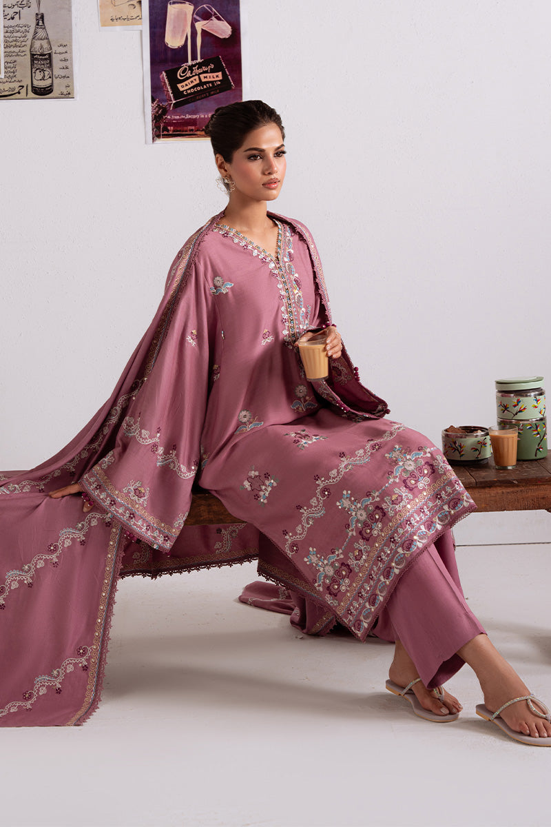Cross Stitch | Khaddar Linen 25 | PETAL DUST