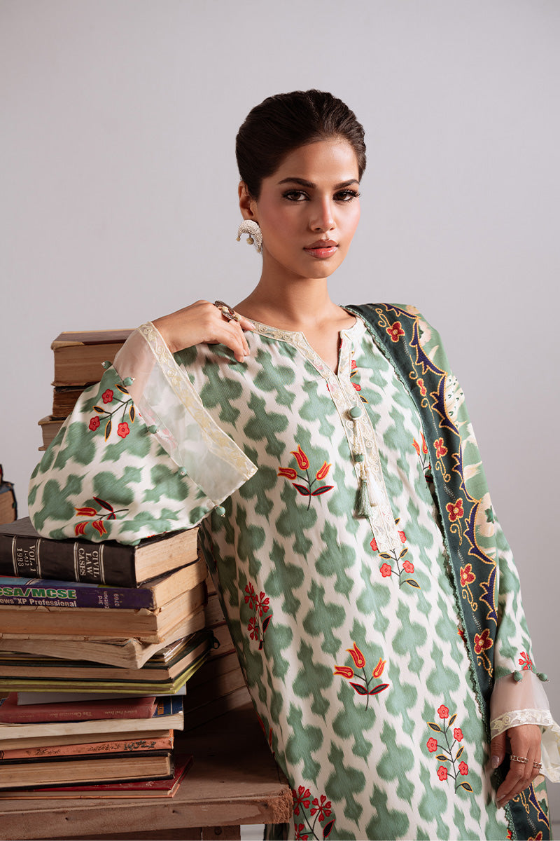 Cross Stitch | Khaddar Linen 25 | TRIBAL HAZE