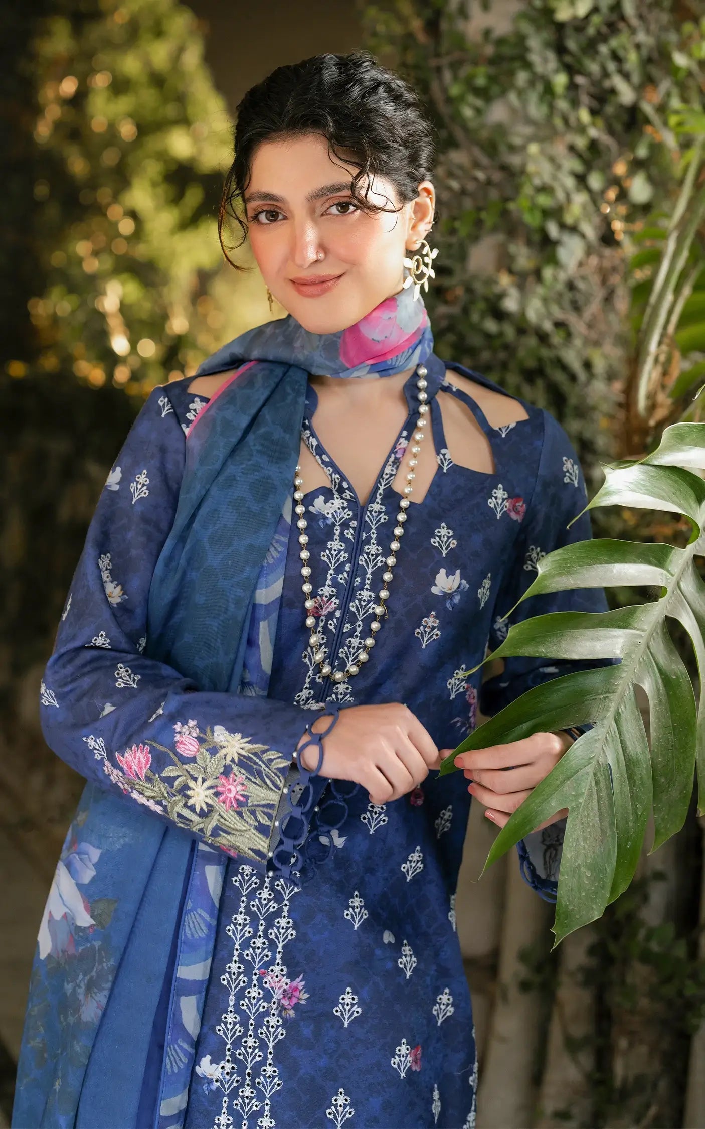 Asifa and Nabeel | Gulkari Summer 25 | Azure Whisper (GKL-05)