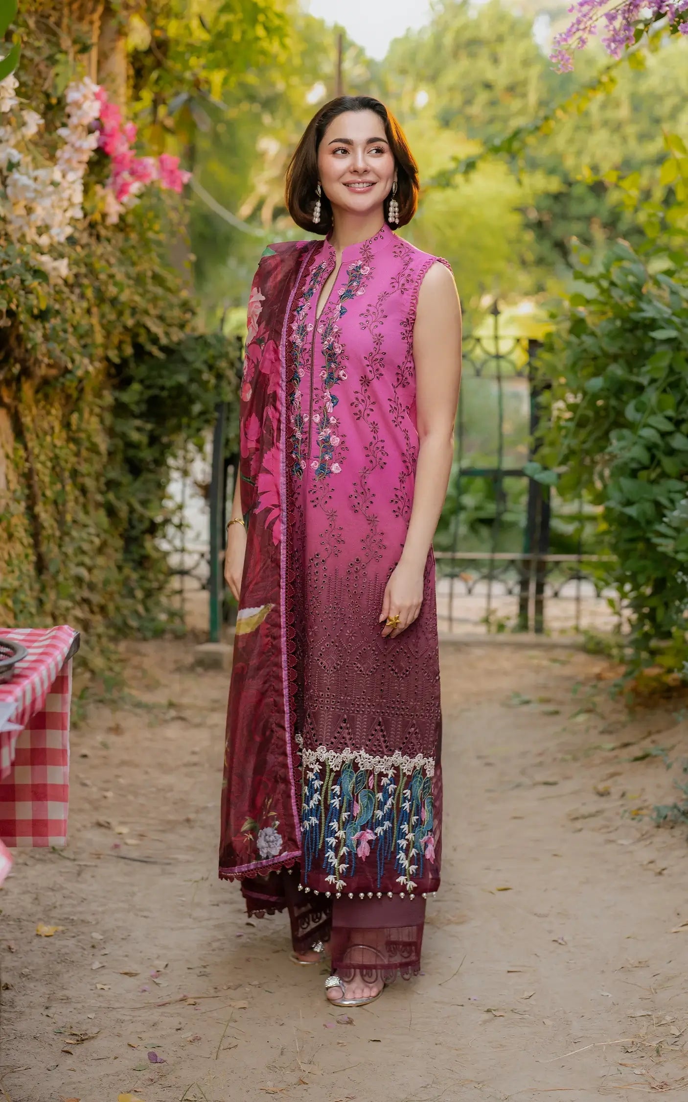 Asifa and Nabeel | Gulkari Summer 25 | Sunkissed Garden (GKL-13)