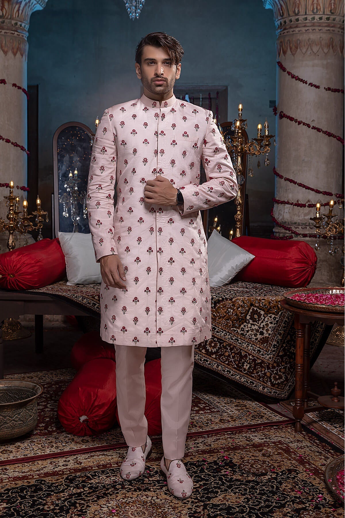 Pakistani Menswear | Mina Kashif | Sherwani D-19