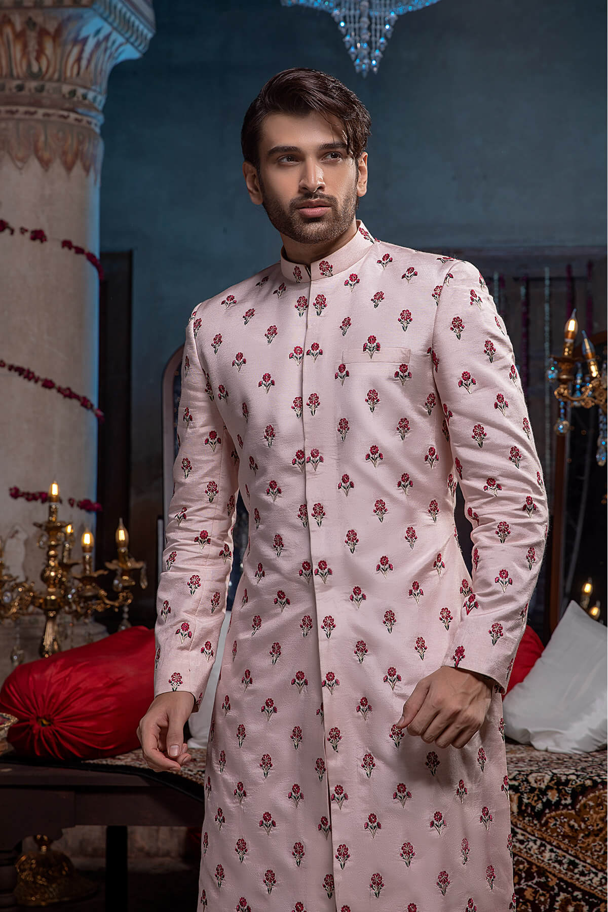 Pakistani Menswear | Mina Kashif | Sherwani D-19