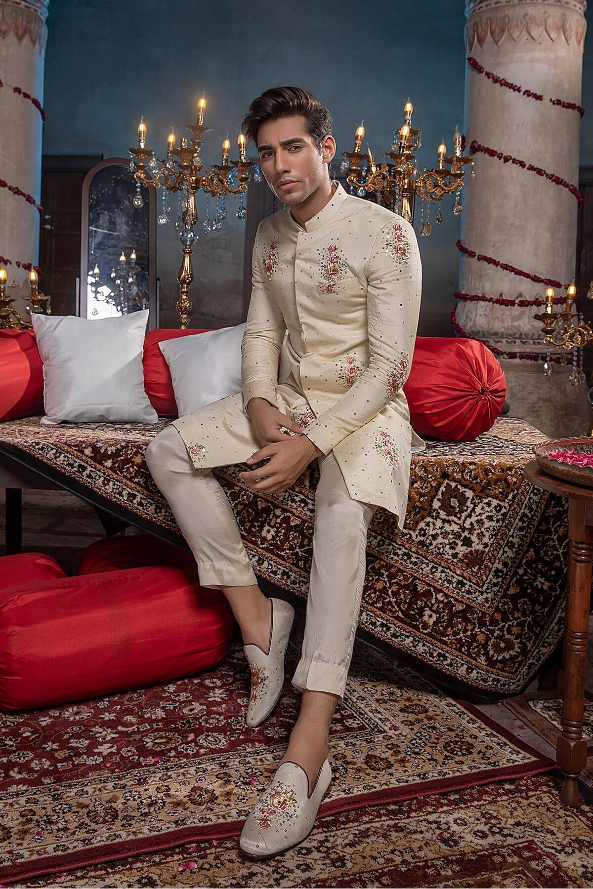 Pakistani Menswear | Mina Kashif | Sherwani D-02