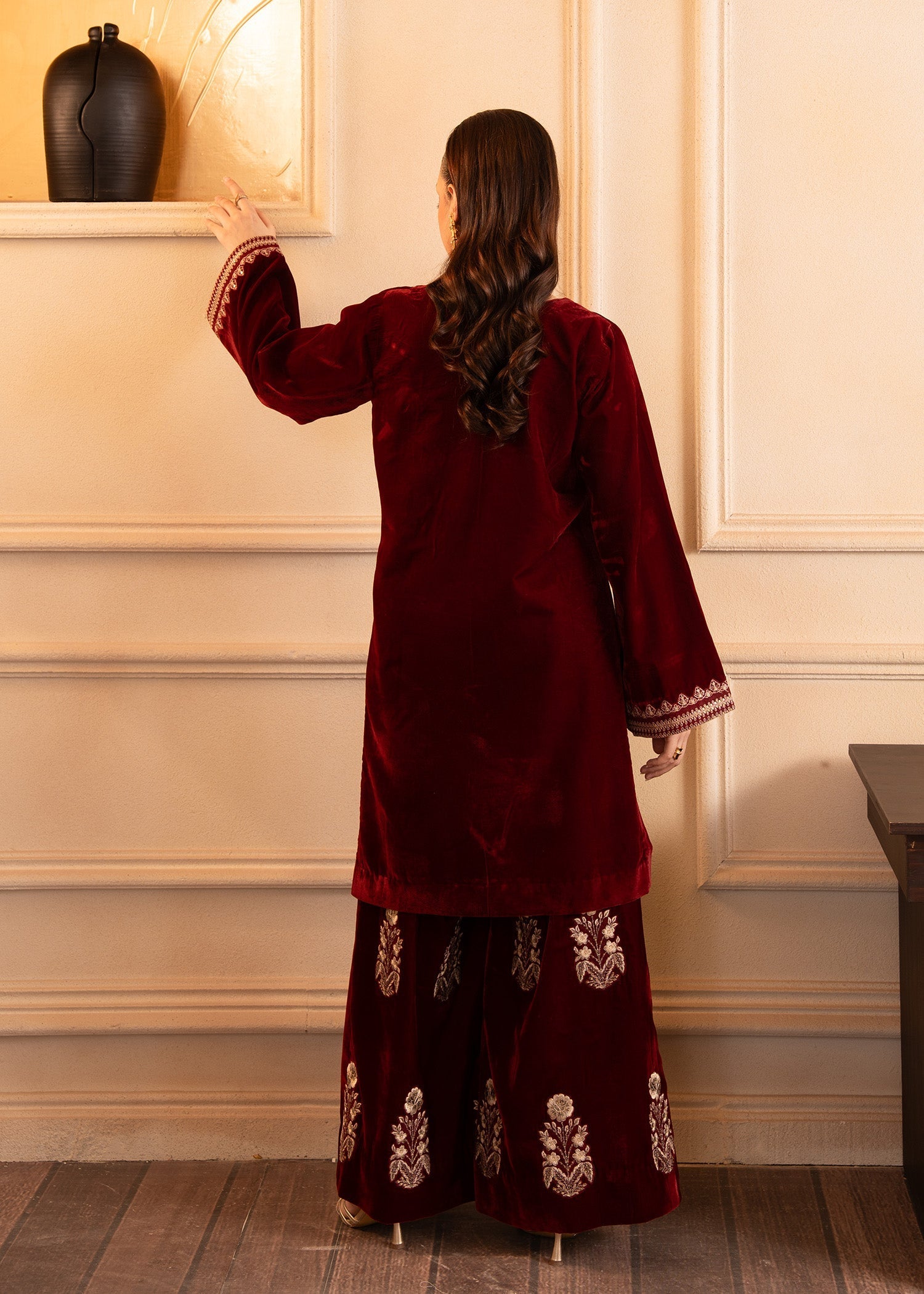 Fozia Khalid | The Velvet Rise 25 | CRIMSON GRACE