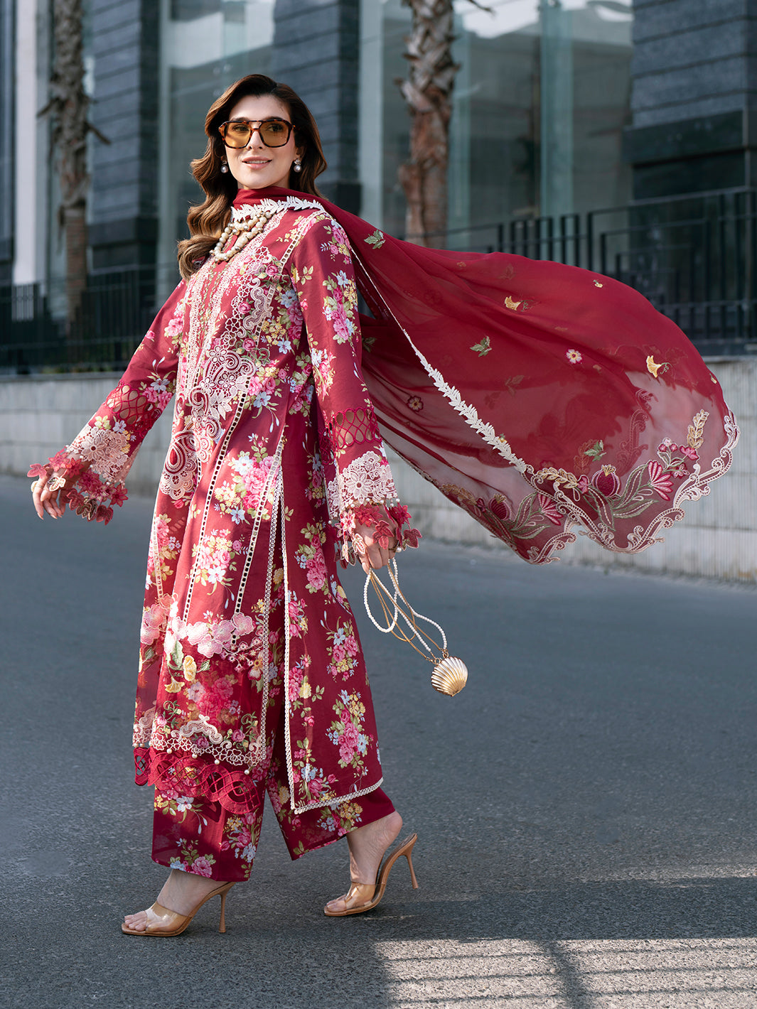 Mahnur | Broadway Luxury Lawn 26 | BW - 011