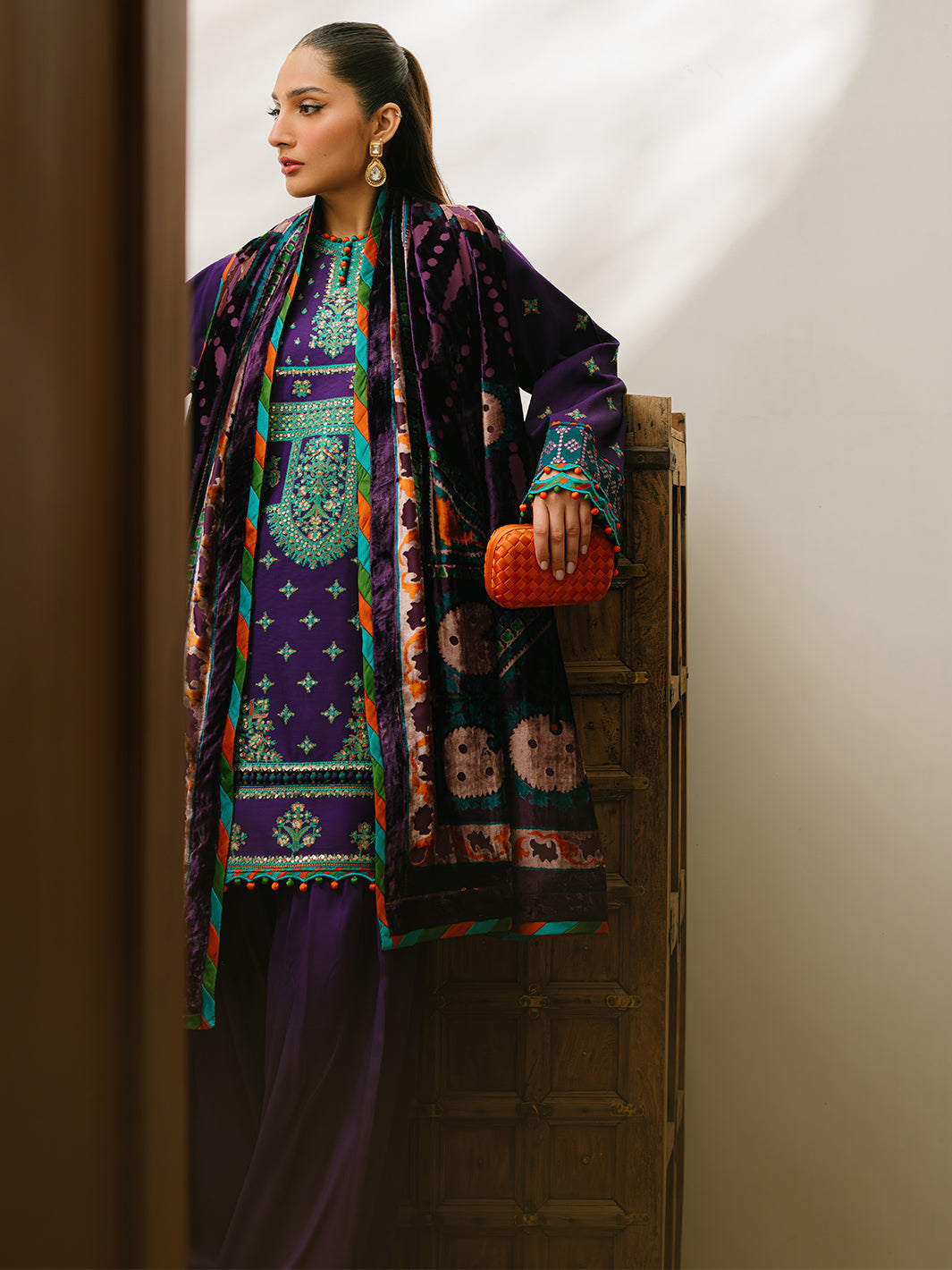 Bin Ilyas | Olivia Embroidered Winter 24 |  524 - B