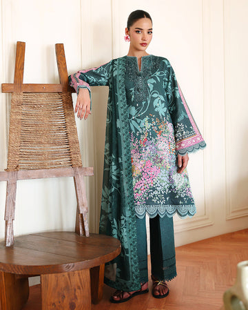 Roheenaz | Eclat Garden Printed Lawn | Buttercup Bloom