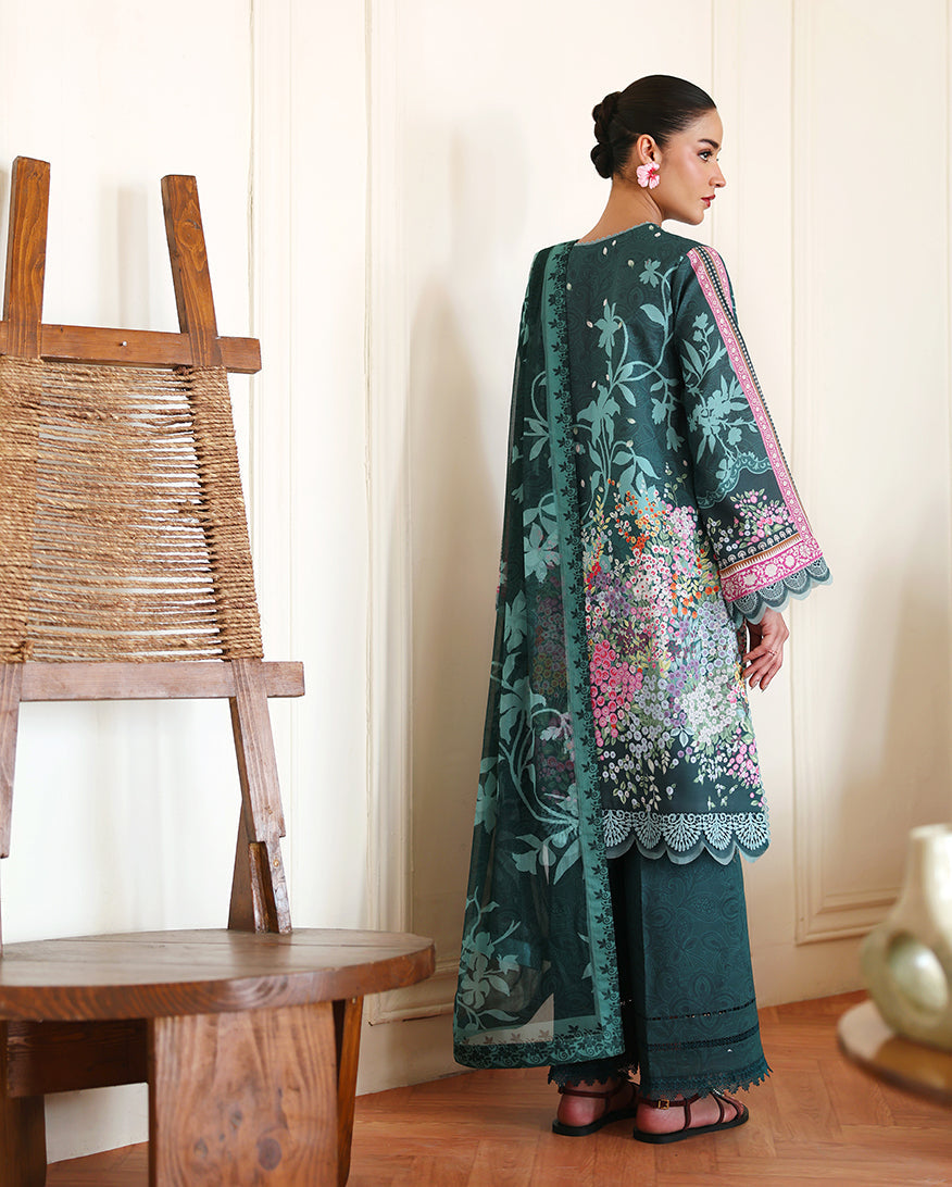Roheenaz | Eclat Garden Printed Lawn | Buttercup Bloom