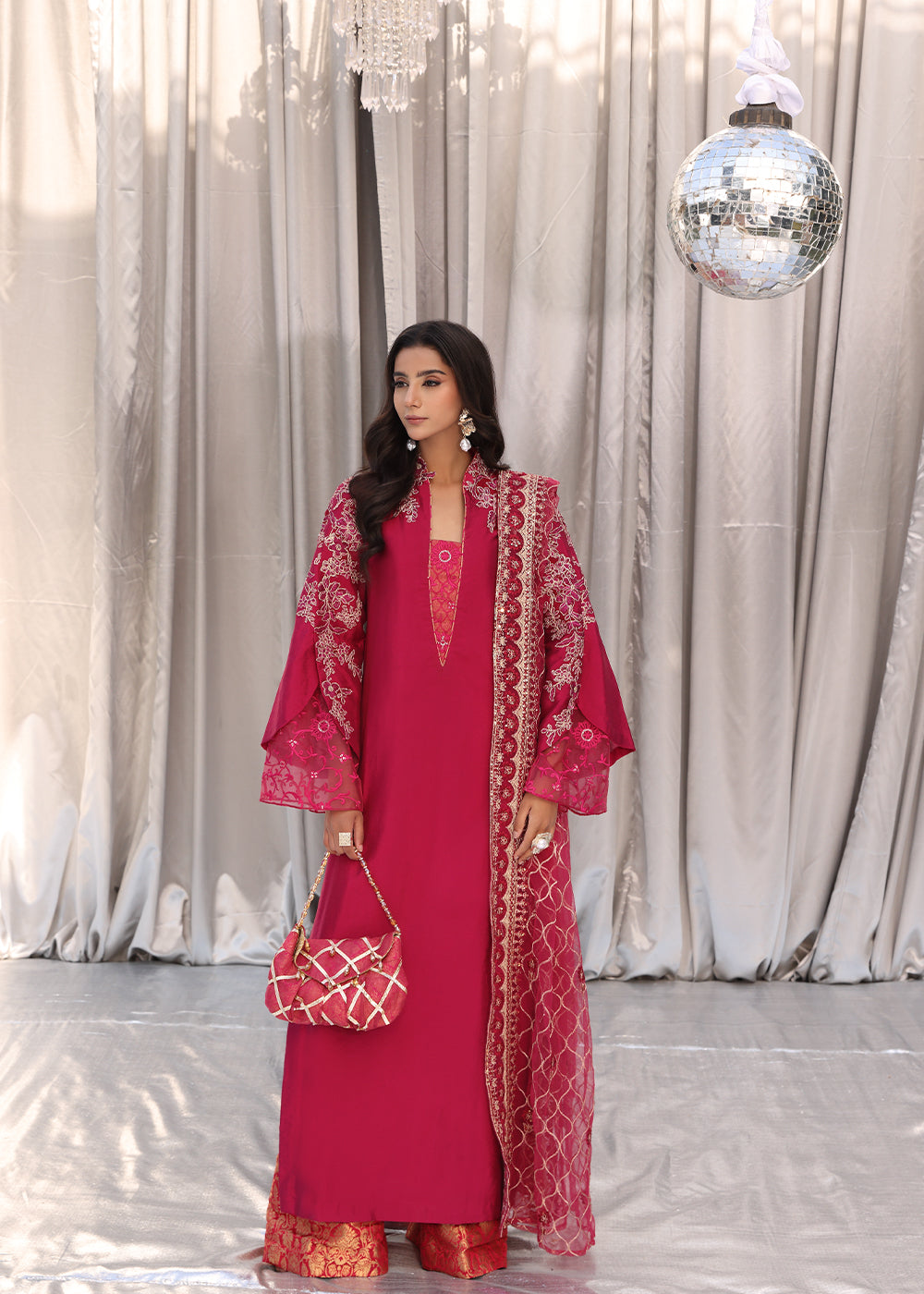 Musferah Saad | Moonlit Glam | Cherry Wine