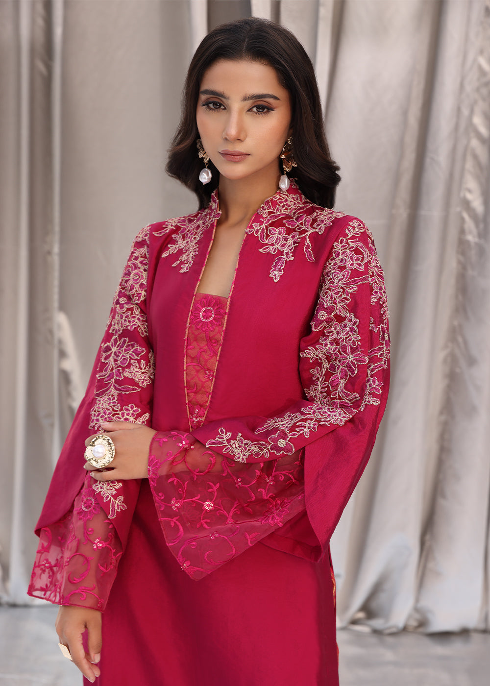 Musferah Saad | Moonlit Glam | Cherry Wine