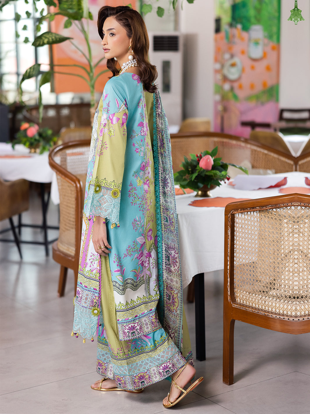 Mahnur | After Hours Luxury Lawn 25 | Citrus Glow