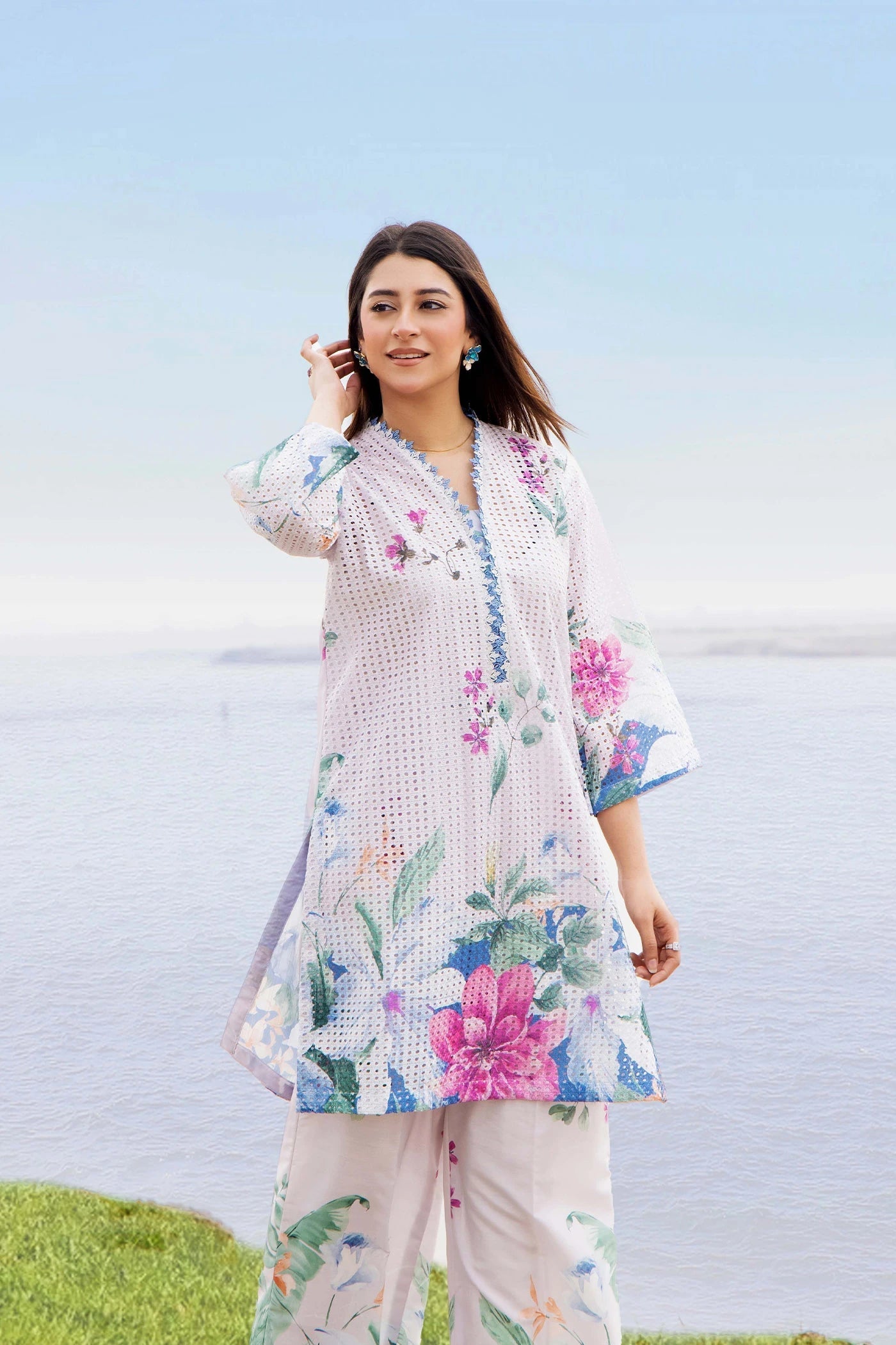 Adans Libas | Embrodiered Co Ord Sets | 4090