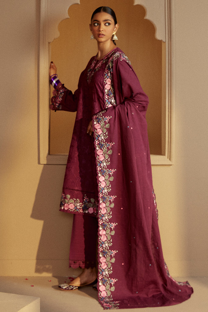 Cross Stitch | Winter Collection 24 | PLUM RADIANCE