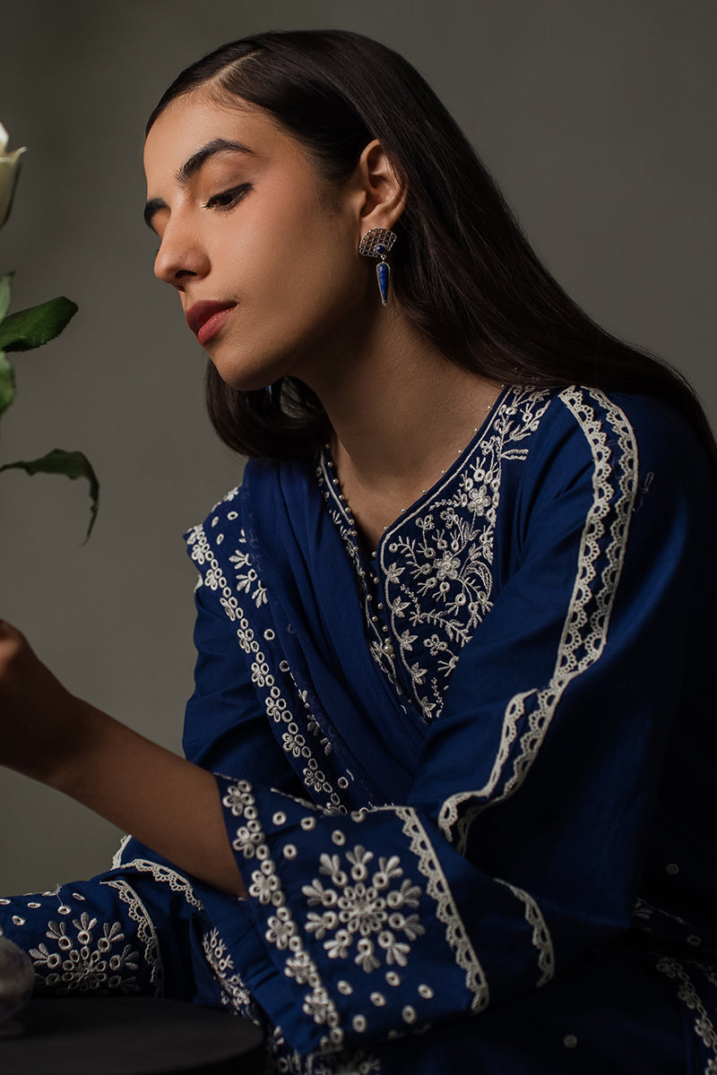 Cross Stitch | Eid Collection | MIDNIGHT BLUE