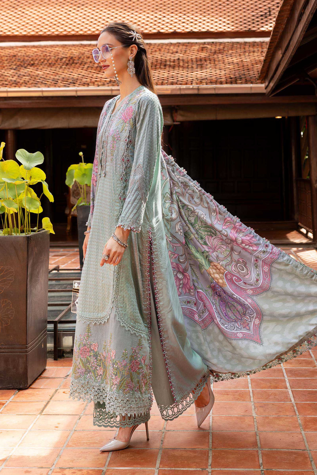 Maria B | M Prints Winter 25 | MPT-2802-A