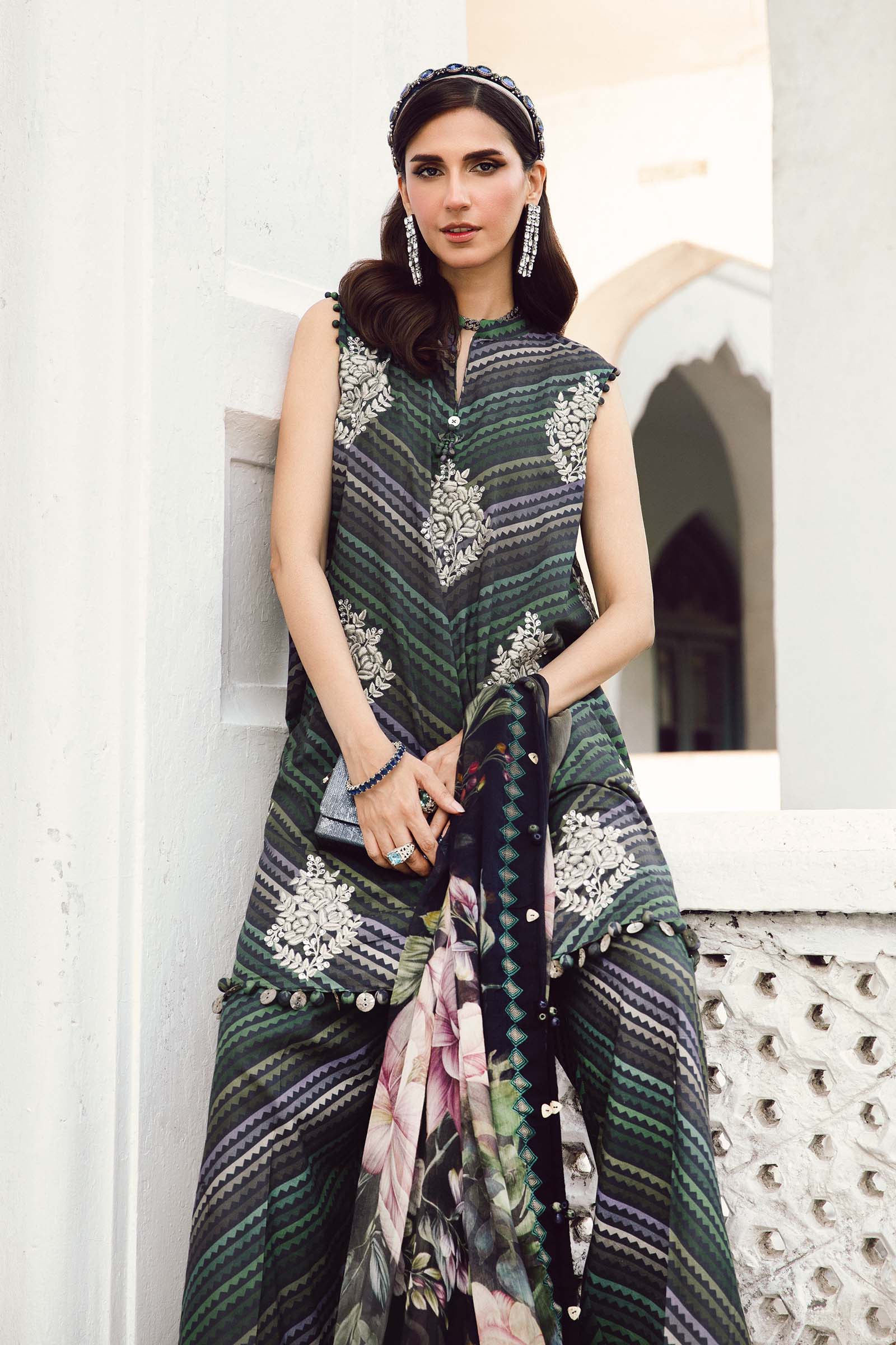 Maria B | M Prints Winter 25 | MPT-2705-A