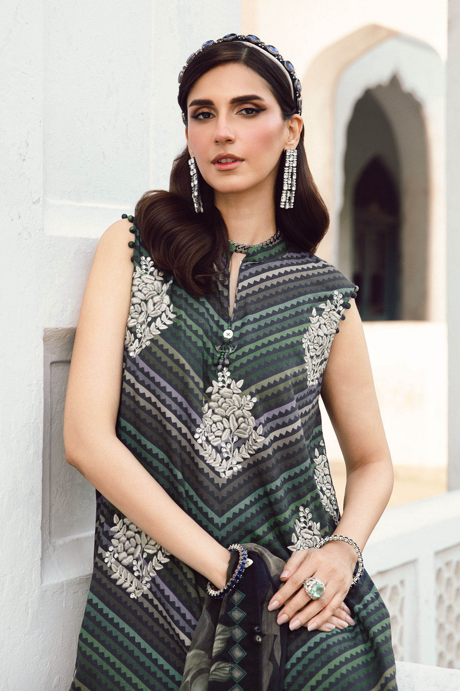 Maria B | M Prints Winter 25 | MPT-2705-A