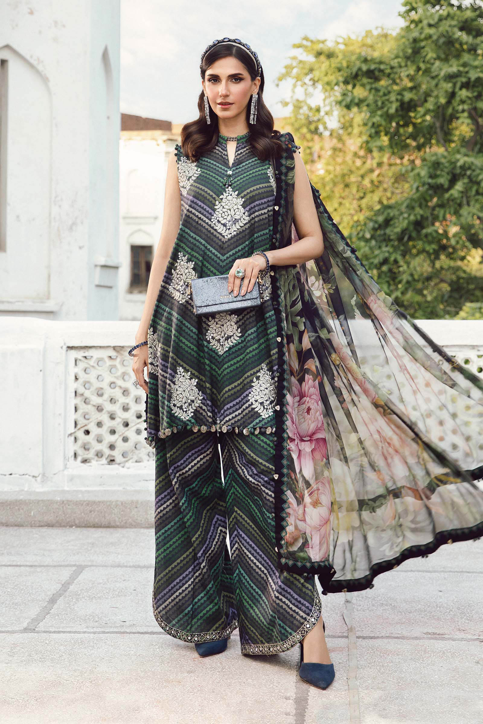 Maria B | M Prints Winter 25 | MPT-2705-A