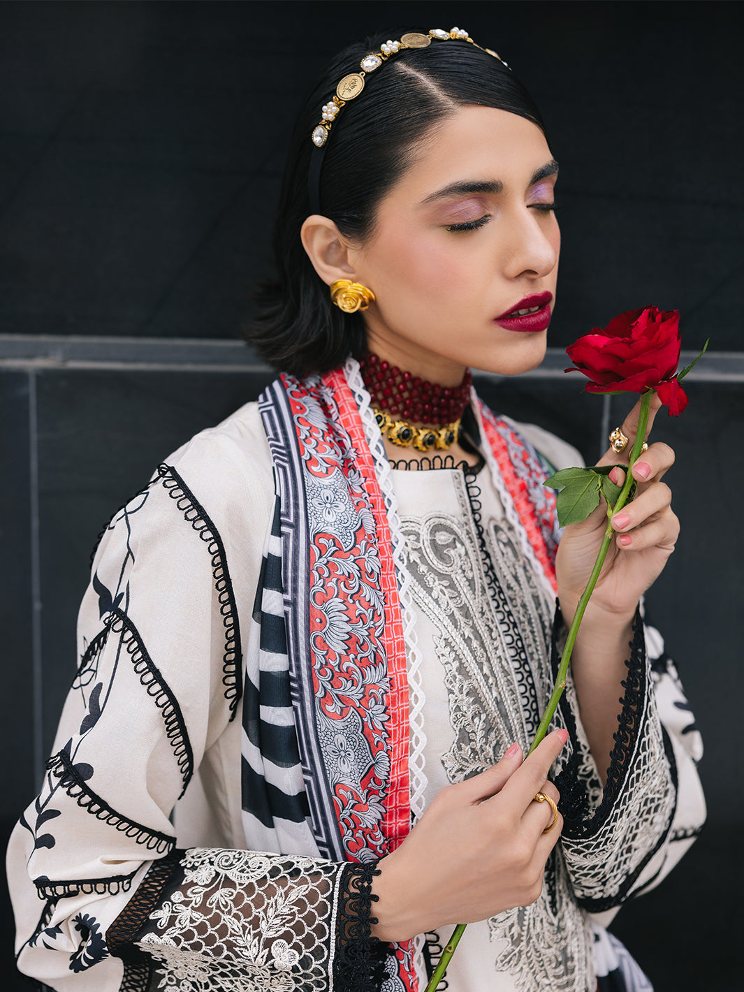 Mahnur | Broadway Luxury Lawn 25 | Freesia