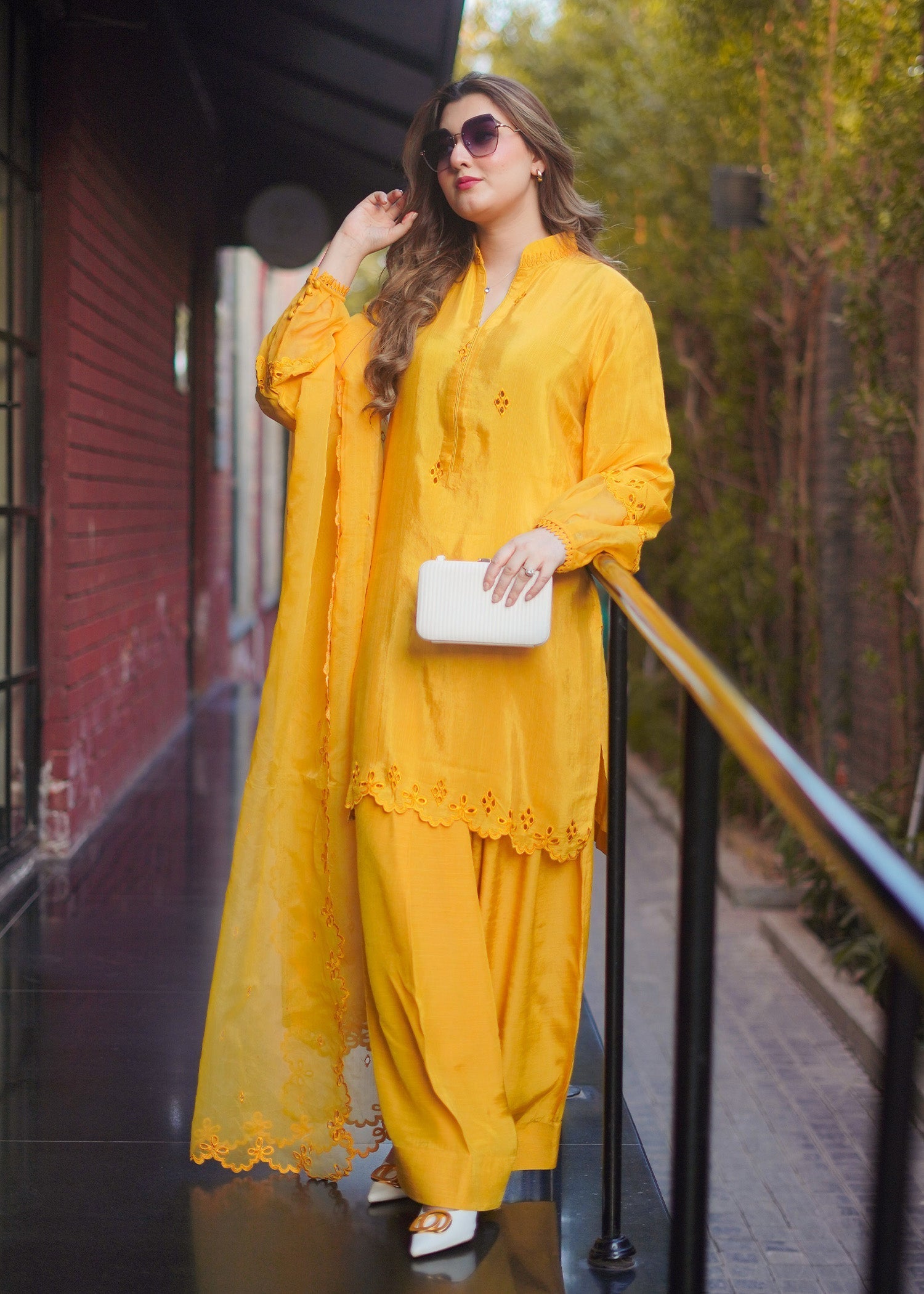 Fozia Khalid | Silk Spire | MARIGOLD