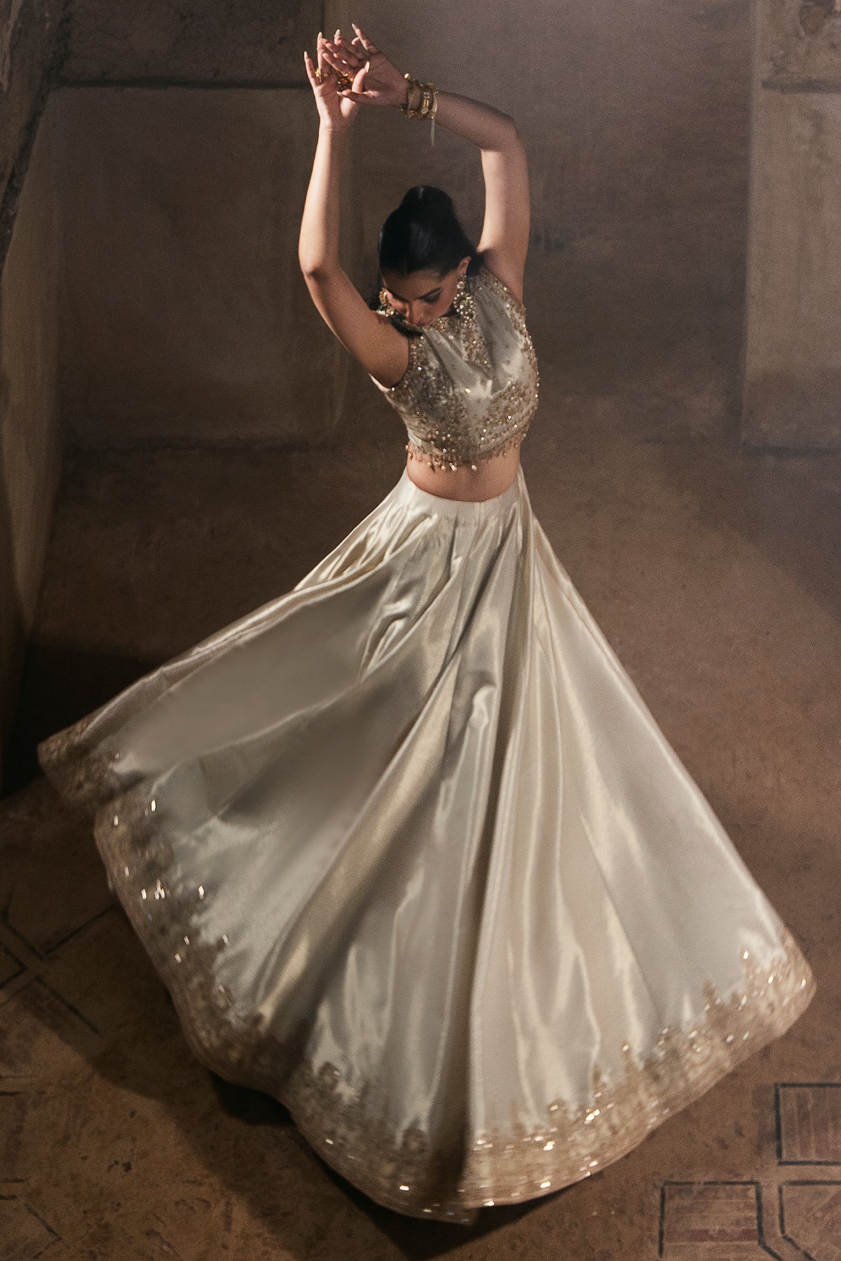 Mina Kashif | Virsa Wedding Formals | Mehreen-Dull Gold