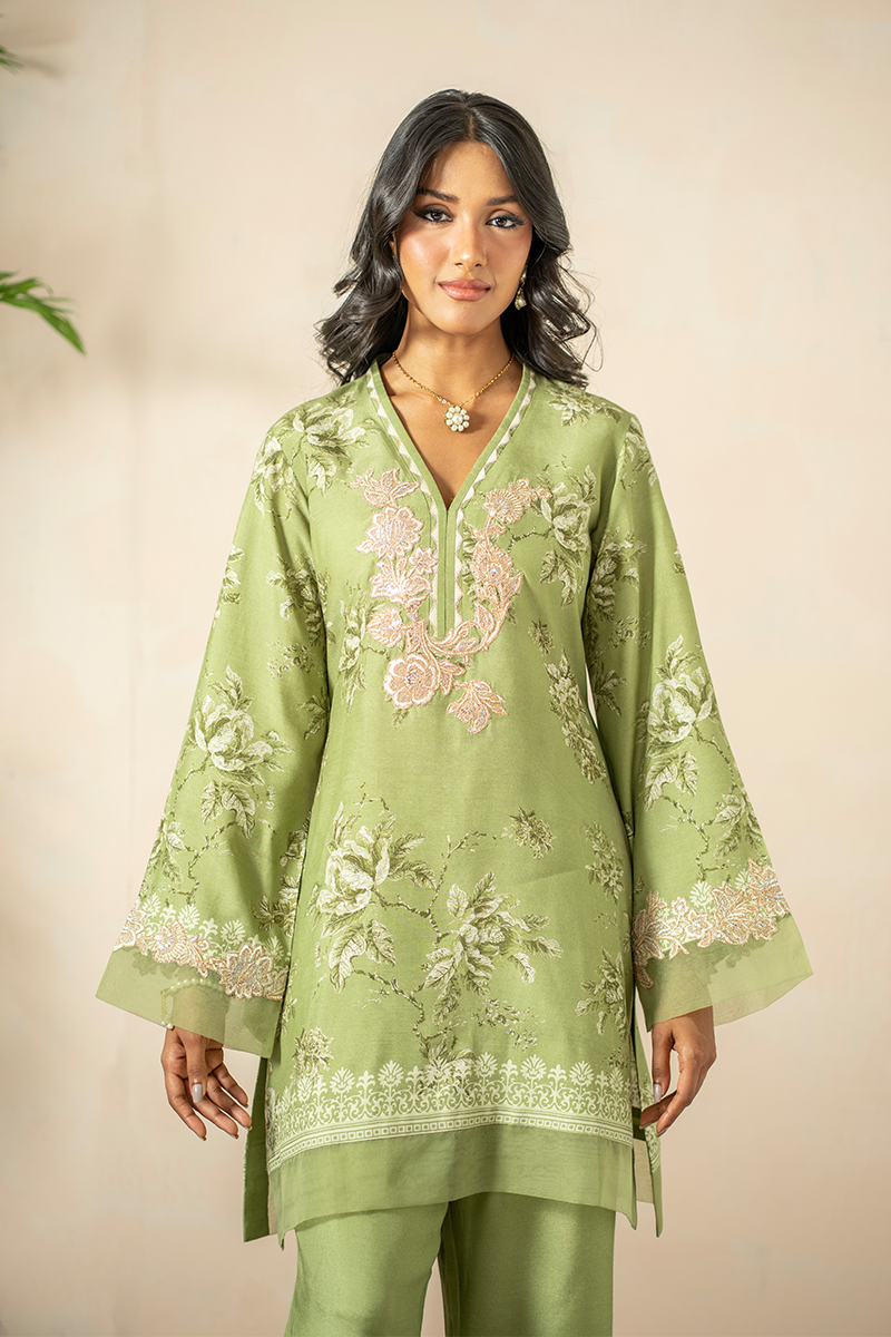 Shamaeel Ansari | Heritage Mist | Olive Bloom
