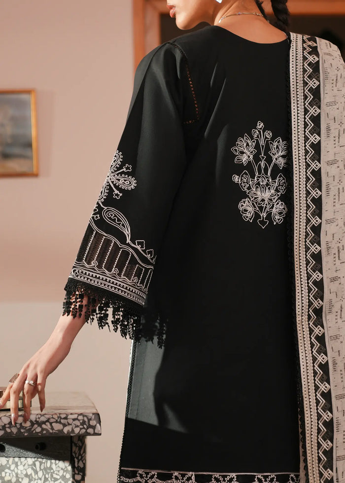 Jeem | Lawn 26 | IVORY INK BLACK