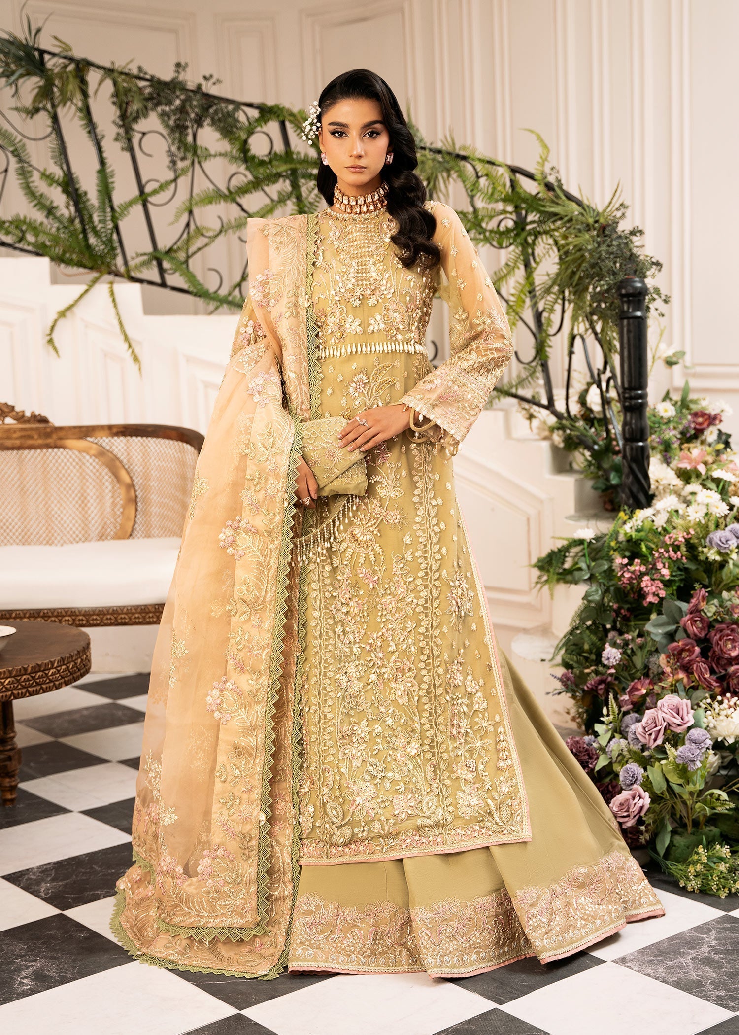 Inayat | Festive Formals | BREWING-MATCHA