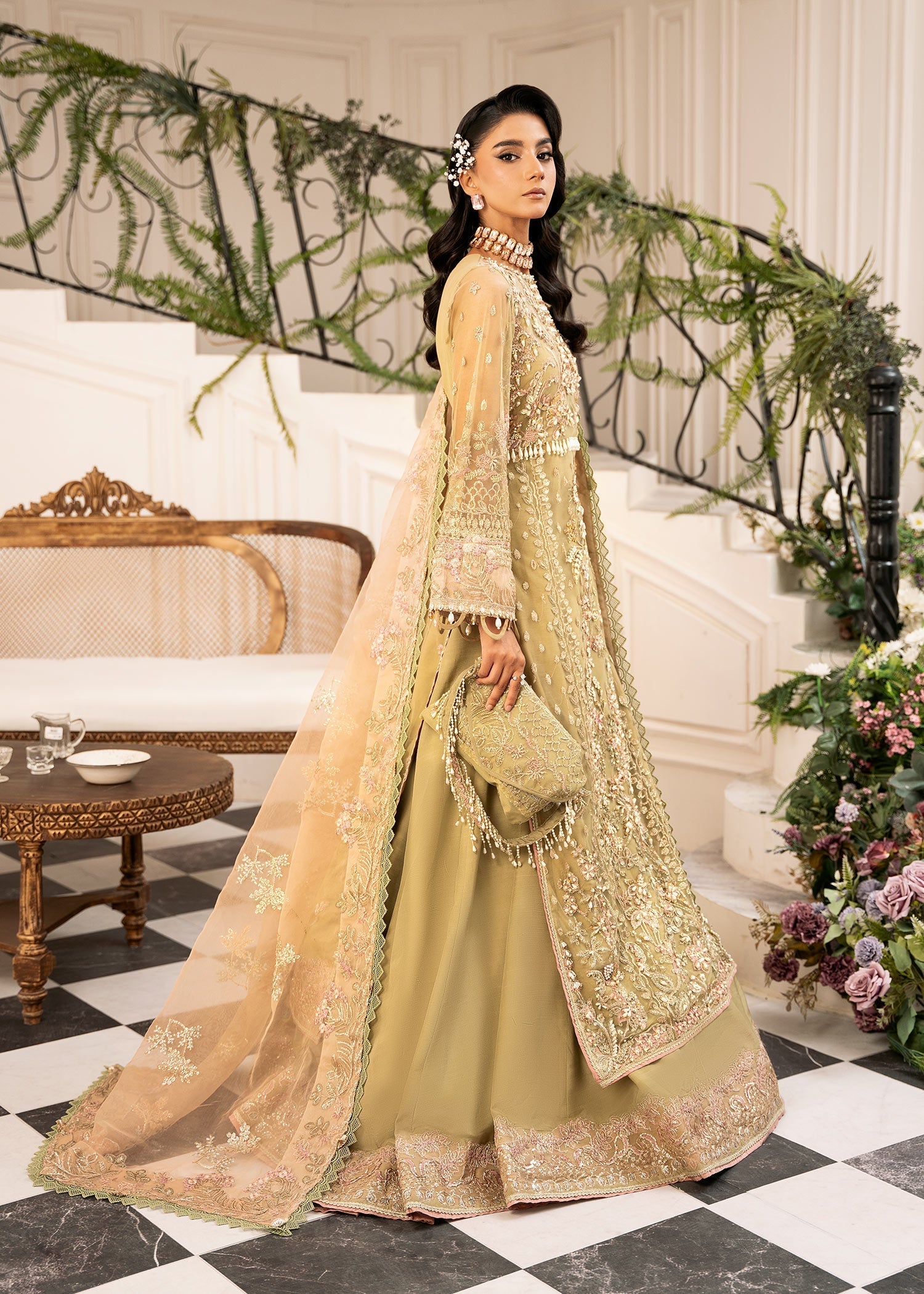 Inayat | Festive Formals | BREWING-MATCHA