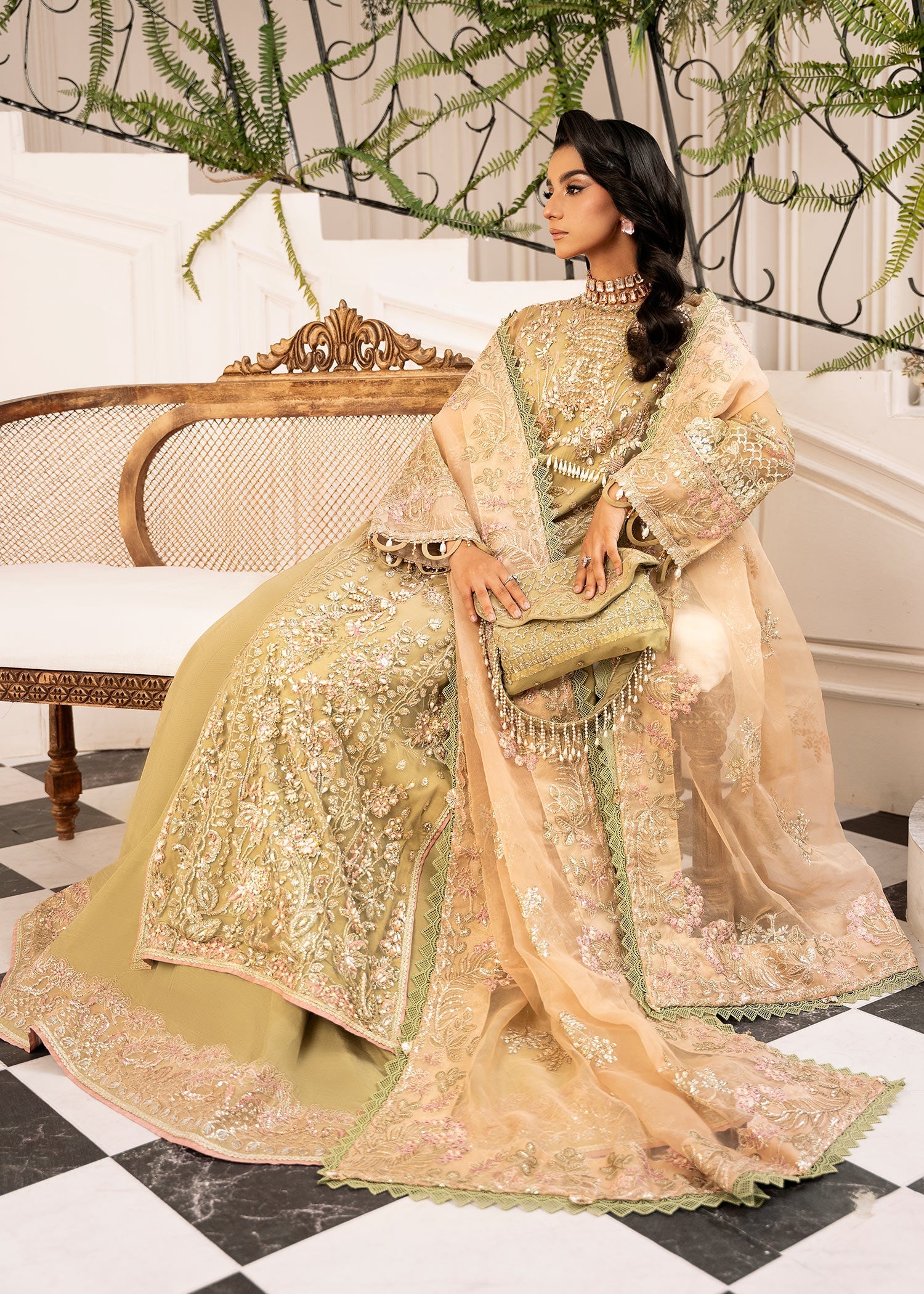 Inayat | Festive Formals | BREWING-MATCHA