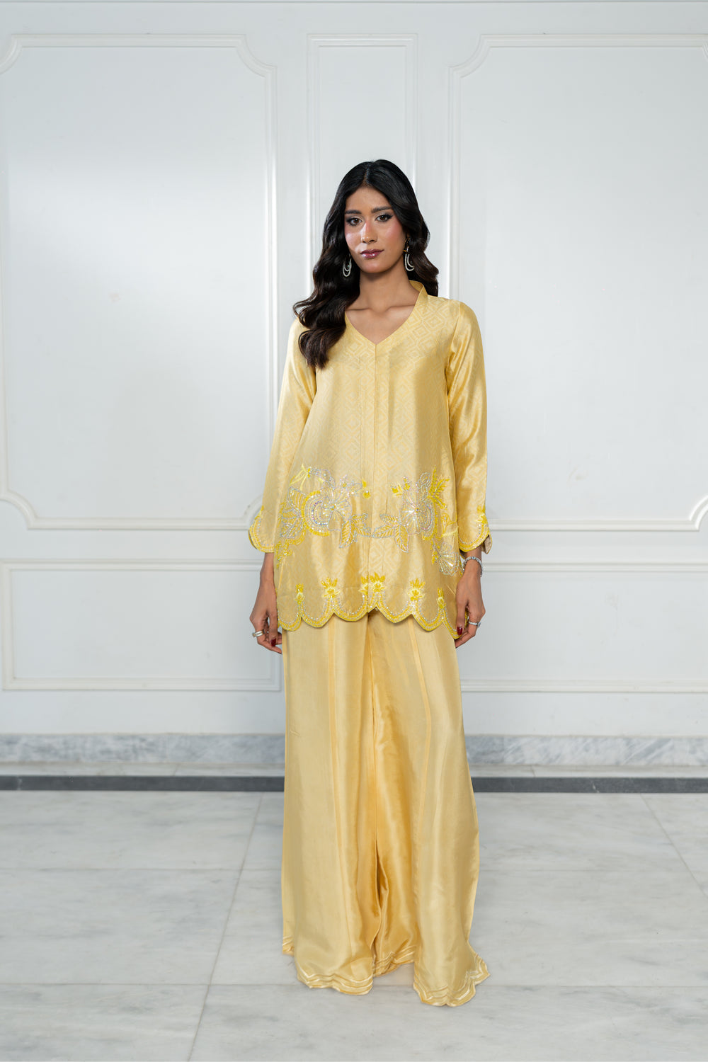 Wahaj M Khan | Lra Eid Collection 26 | Butter Yellow JS