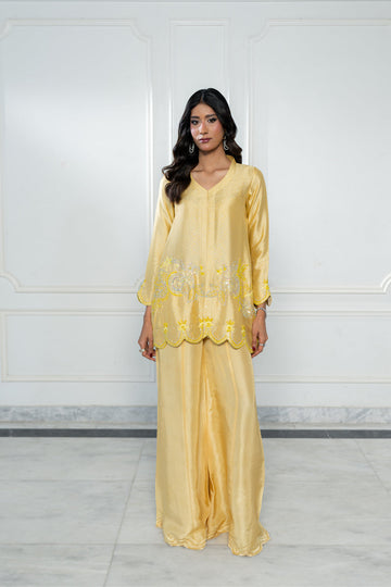 Wahaj M Khan | Lra Eid Collection 26 | Butter Yellow JS