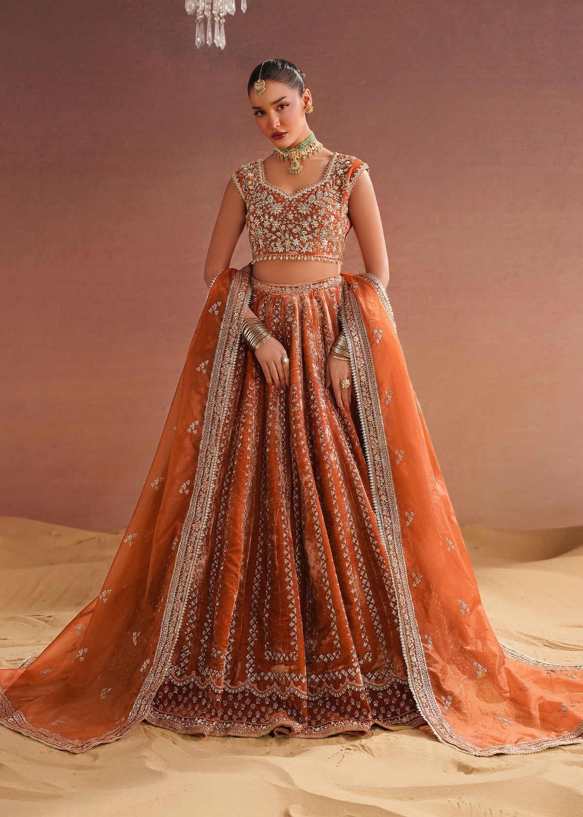 Dastoor | Maahi Luxury Pret | Dahlia