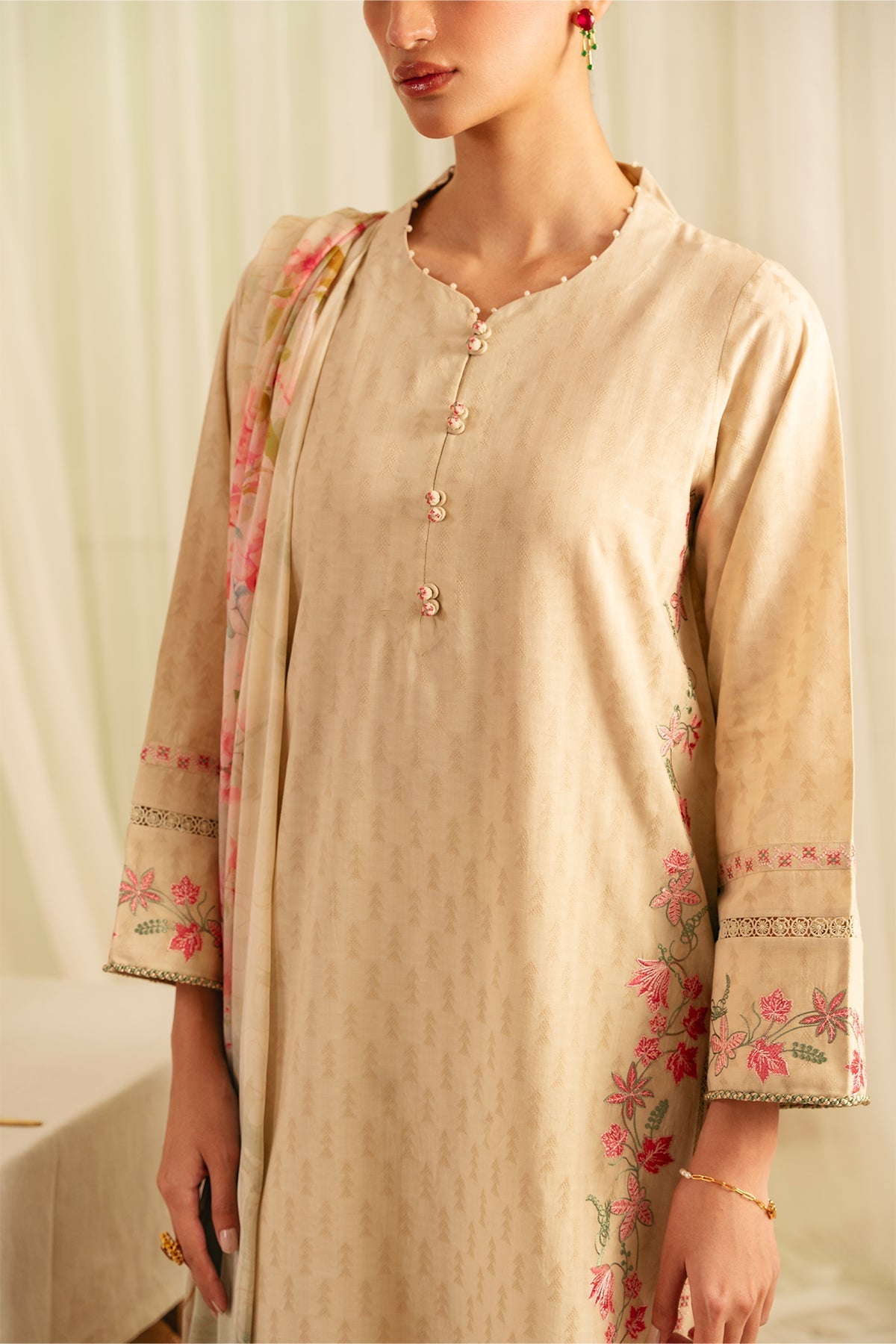Sahar | Festive Edit | Botanic Beige