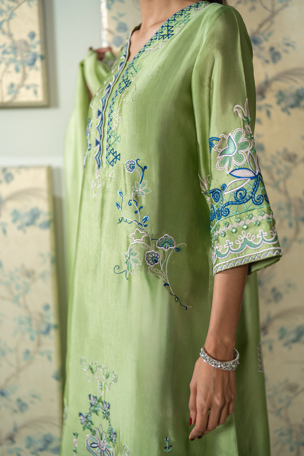 Wahaj M Khan | Lra Eid Collection 26 | Pista Embroidered Lyra Set