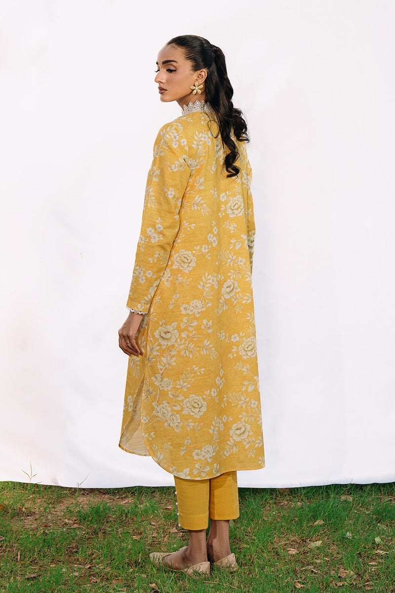 Cross Stitch | Daily Wear | ROYAL YELLOW